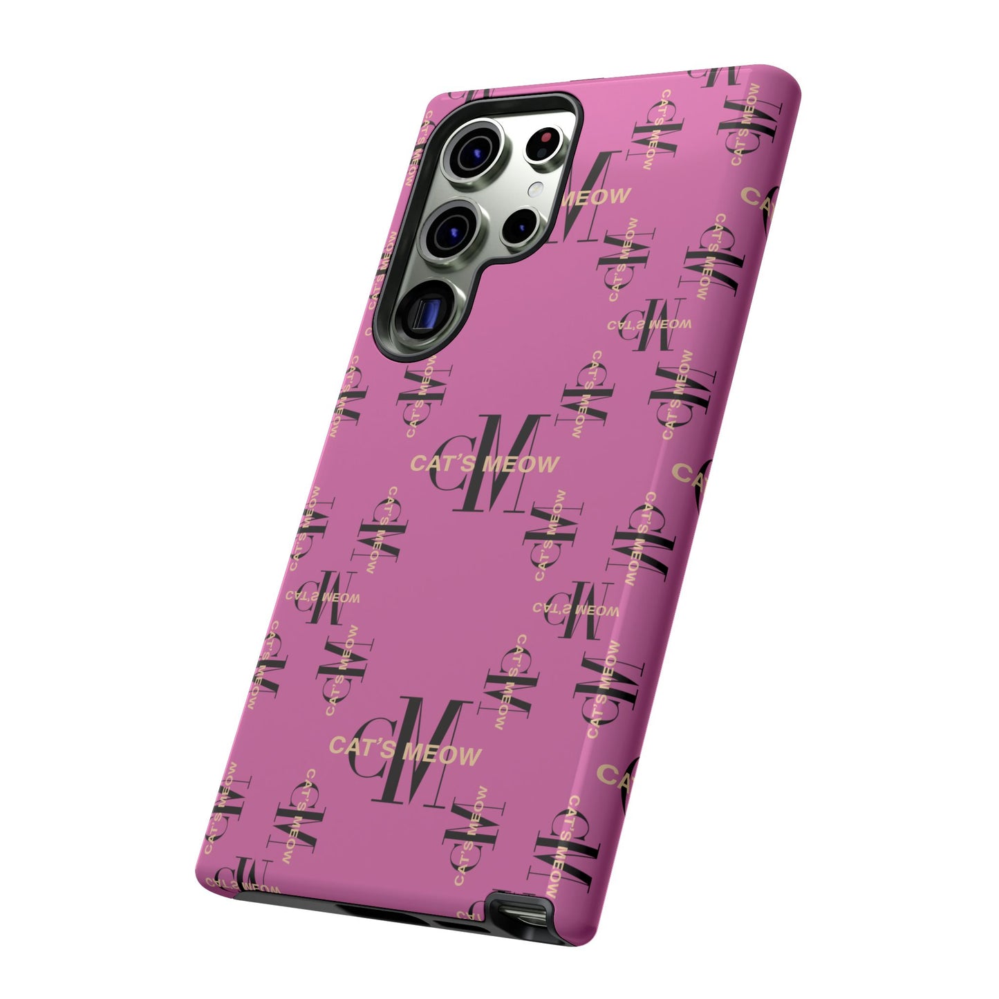 Phone Cases - Cat's Meow Logo Pattern Tough Cases