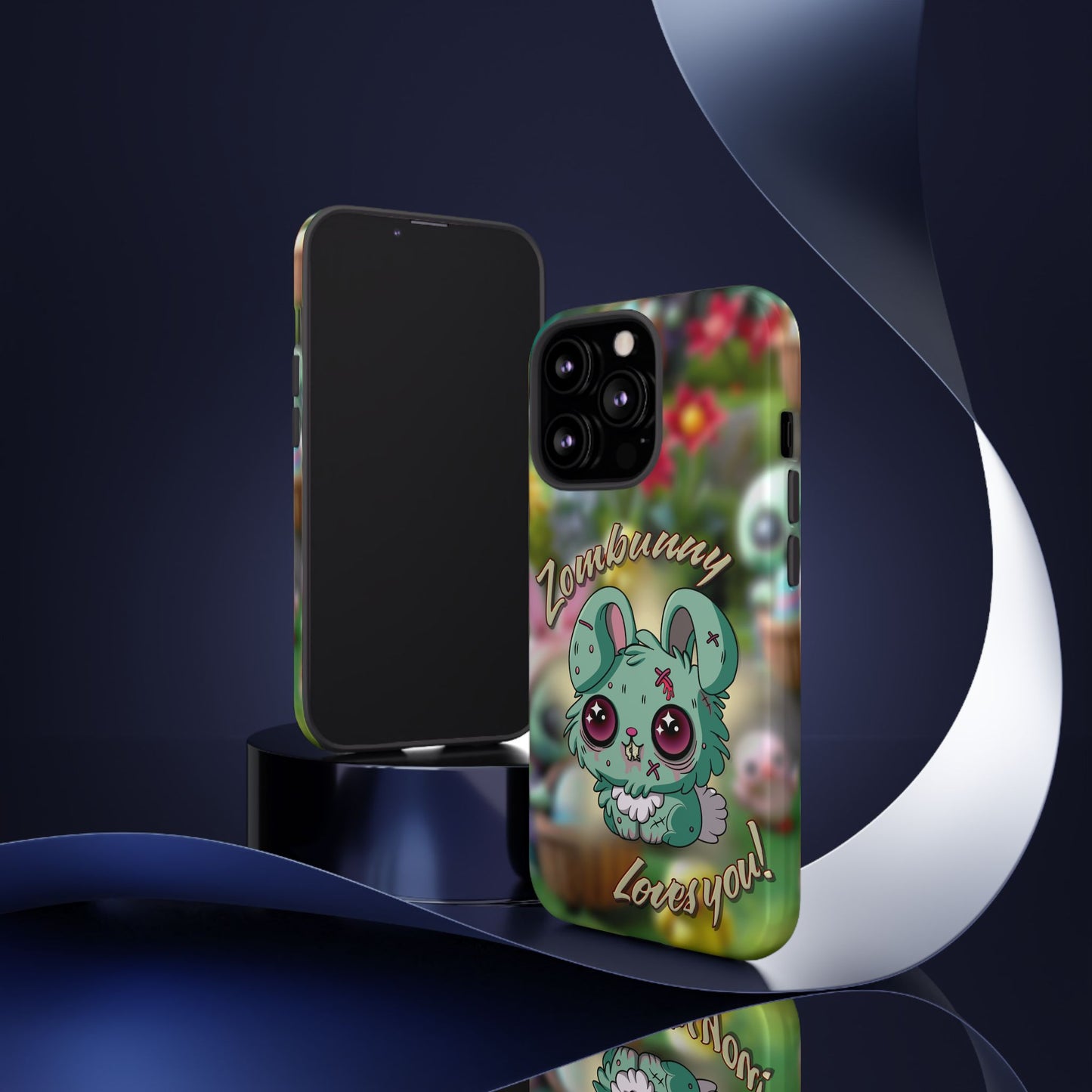 Phone Case - Cute Zombie Bunny - Zombunny Loves You