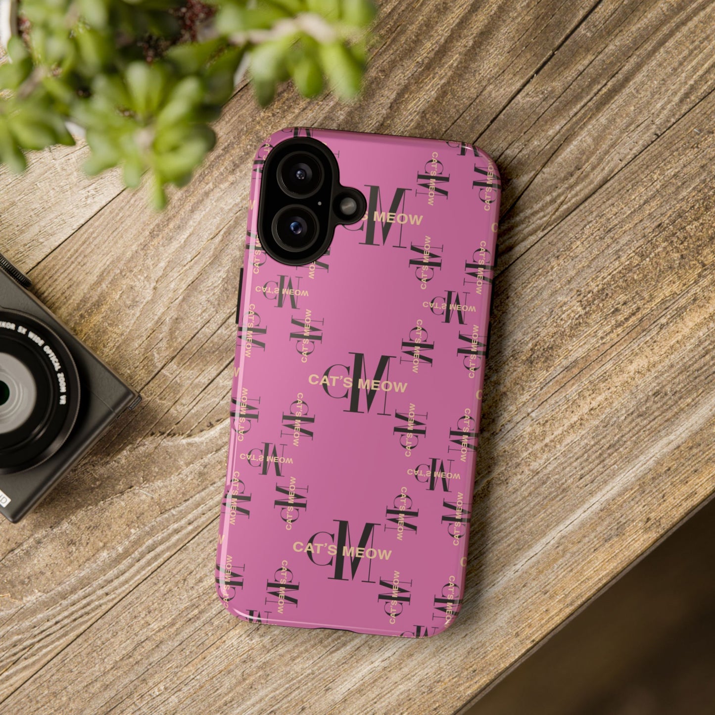 Phone Cases - Cat's Meow Logo Pattern Tough Cases