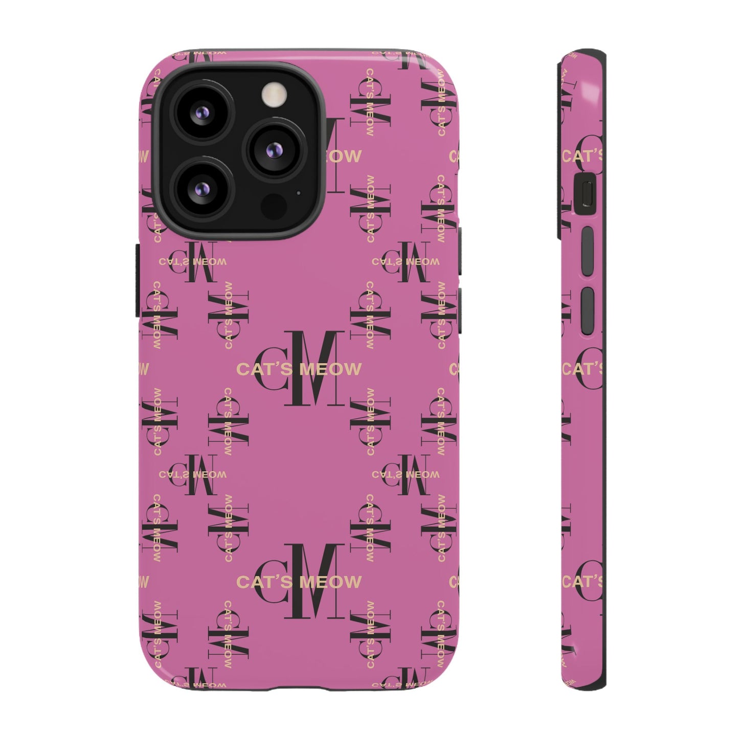 Phone Cases - Cat's Meow Logo Pattern Tough Cases