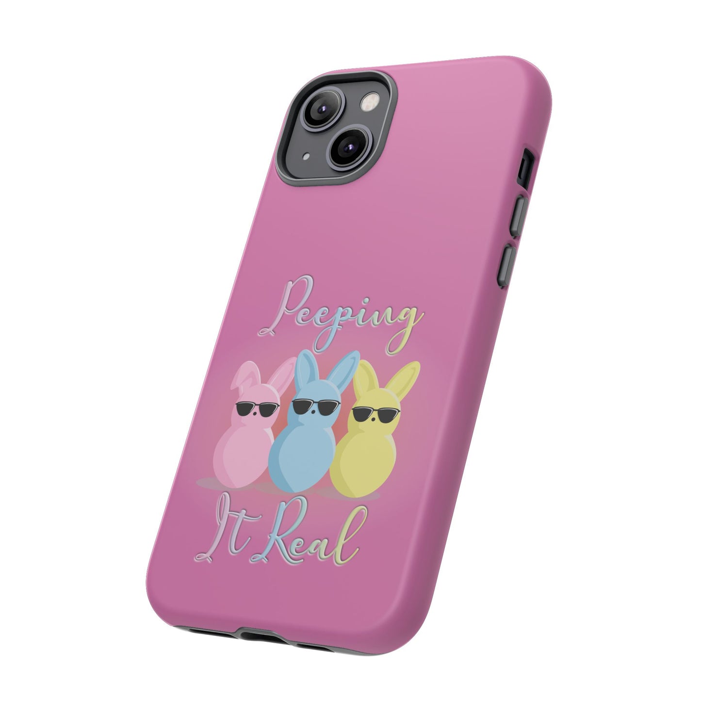 Phone Case - Peeping It Real Bunny Design for Easter & Spring