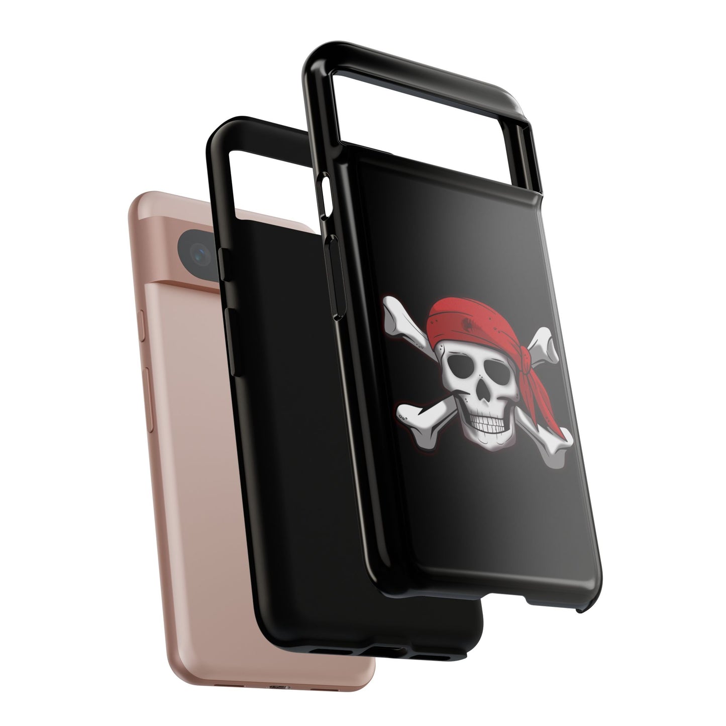 Pirate Skull and Crossbones with Jolly Roger Bandana - Tough Cases