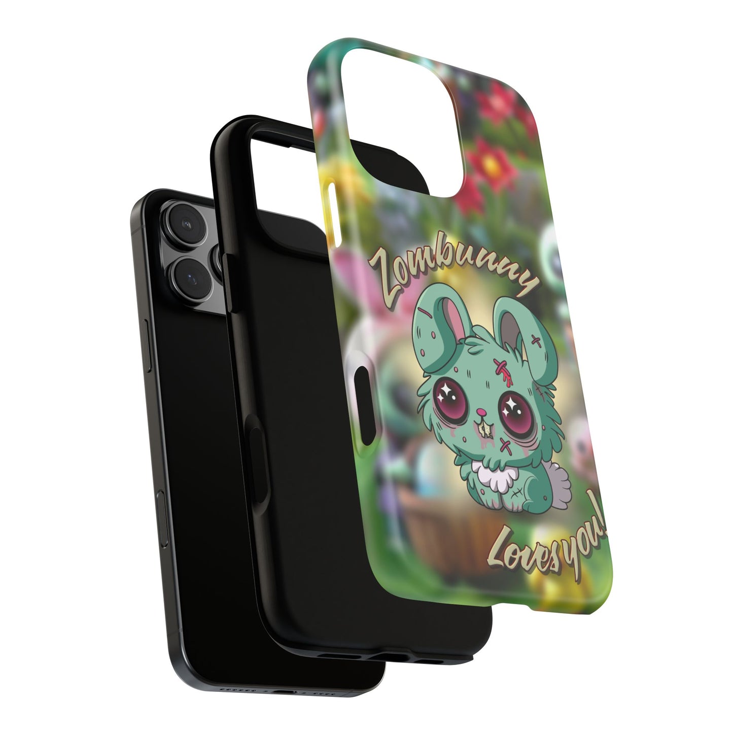 Phone Case - Cute Zombie Bunny - Zombunny Loves You