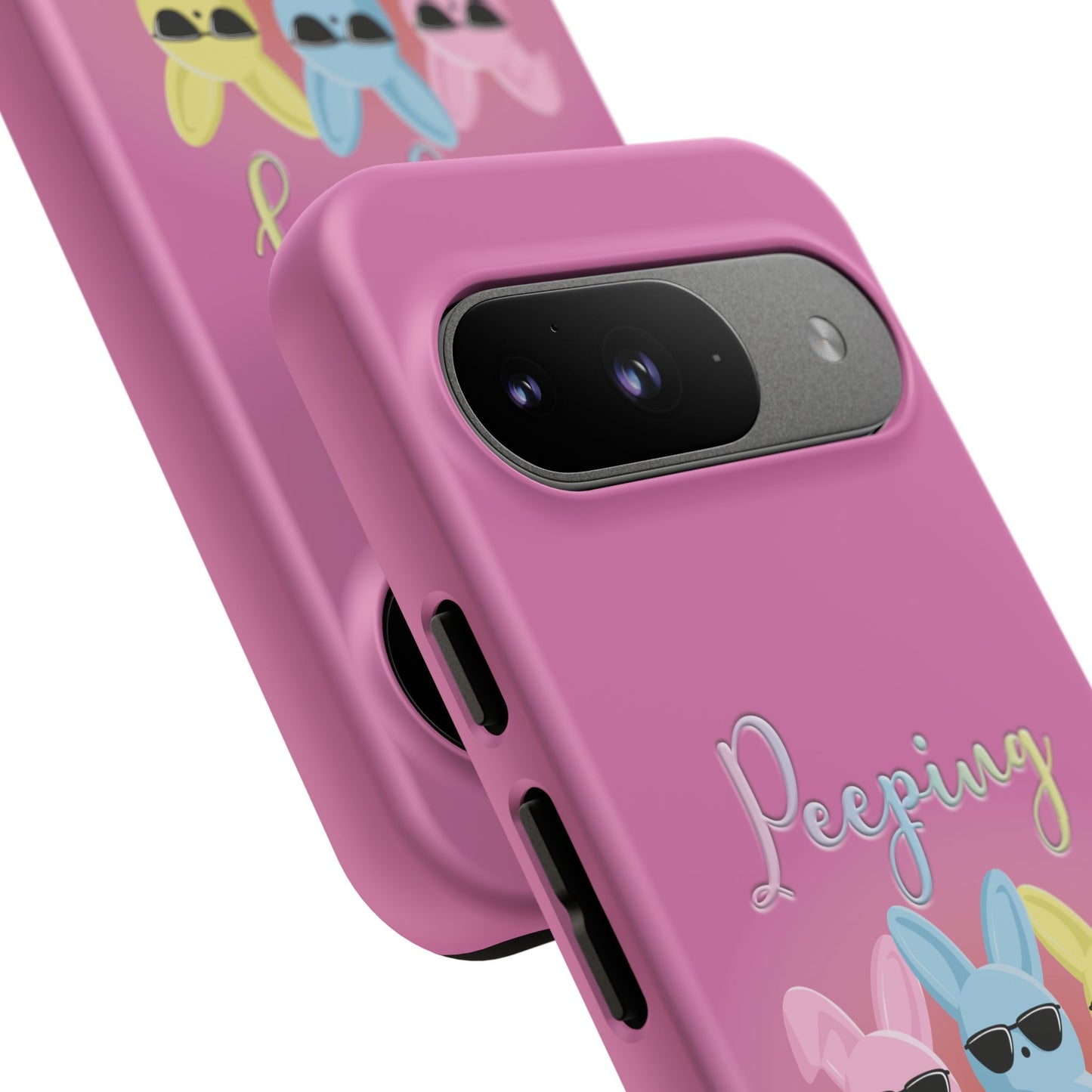 Phone Case - Peeping It Real Bunny Design for Easter & Spring