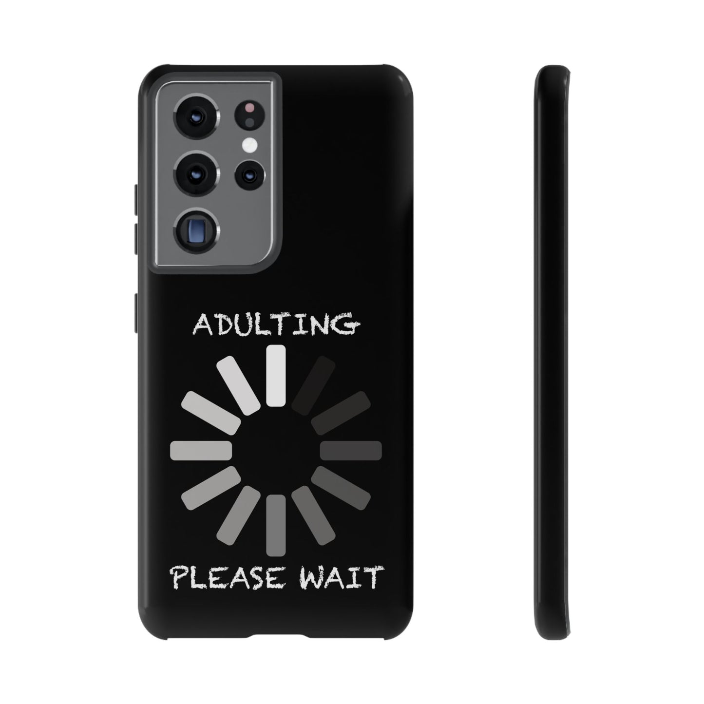 Phone Case - Adulting Please Wait Funny Tough Cases for Adults