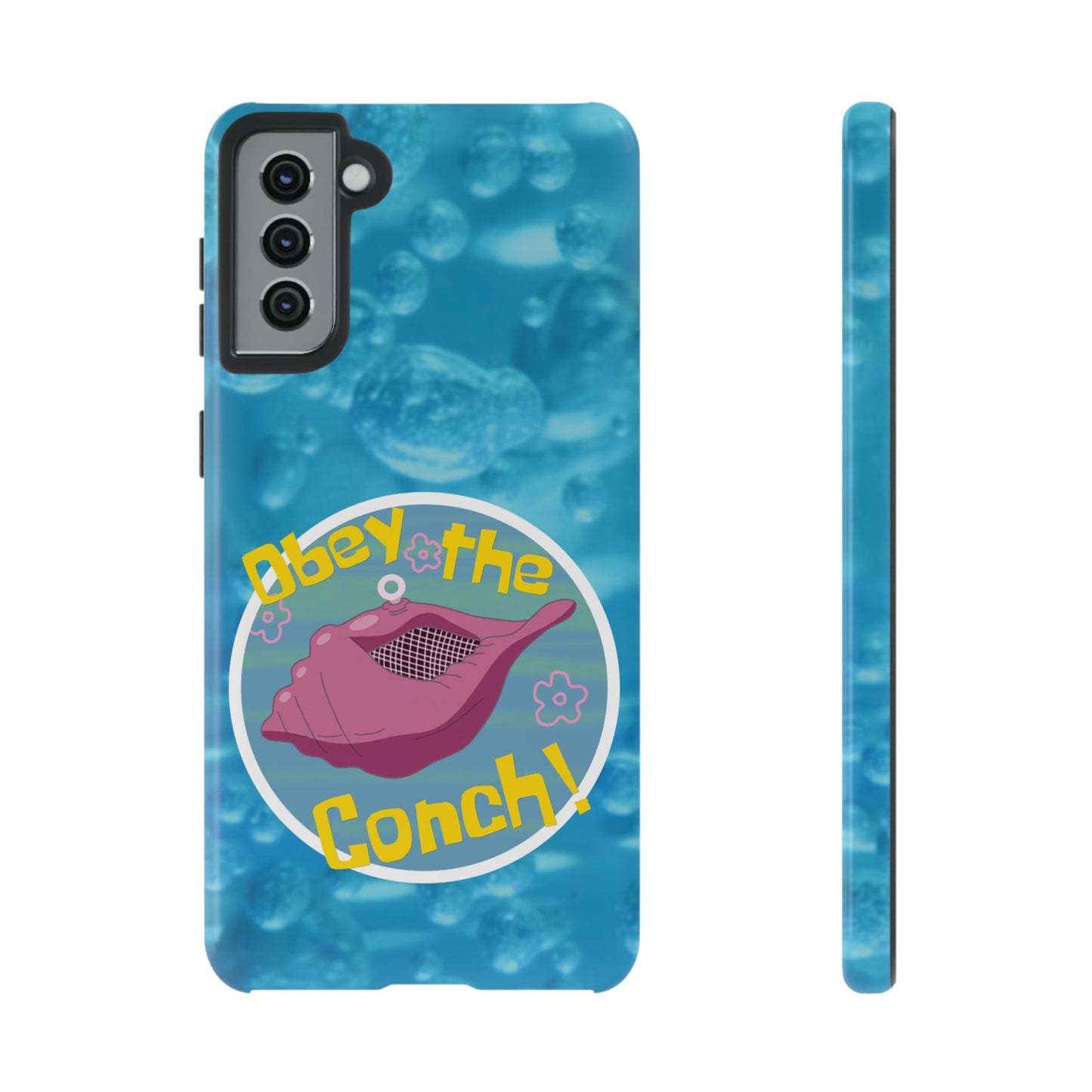 Phone Cases - Obey the Conch, Spongebob Design