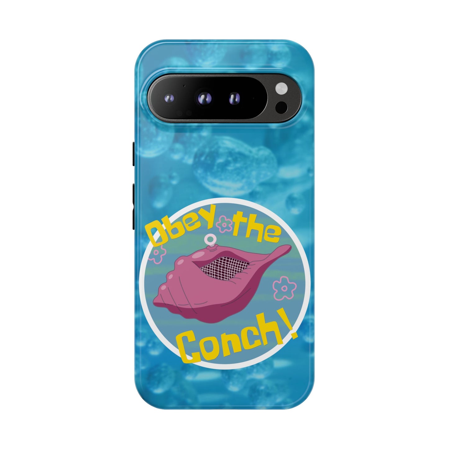 Phone Cases - Obey the Conch, Spongebob Design