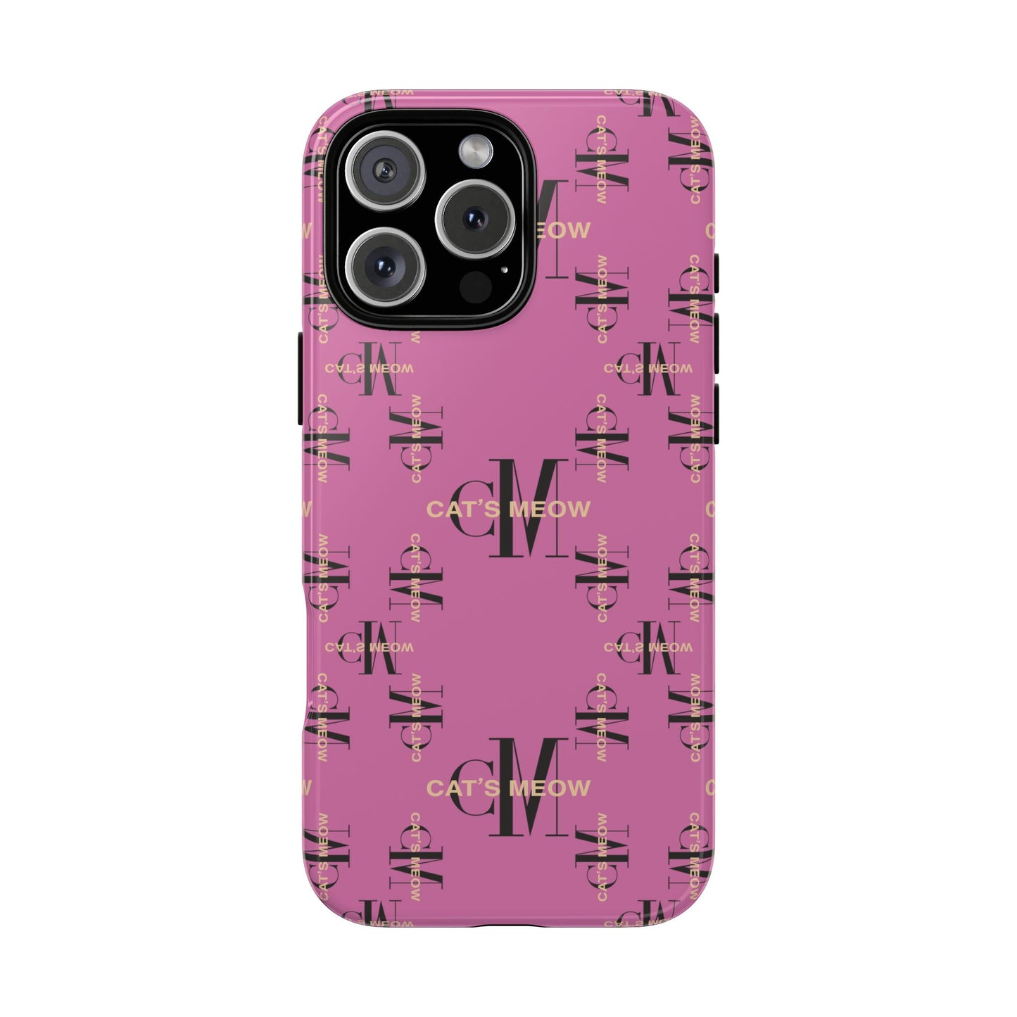 Phone Cases - Cat's Meow Logo Pattern Tough Cases