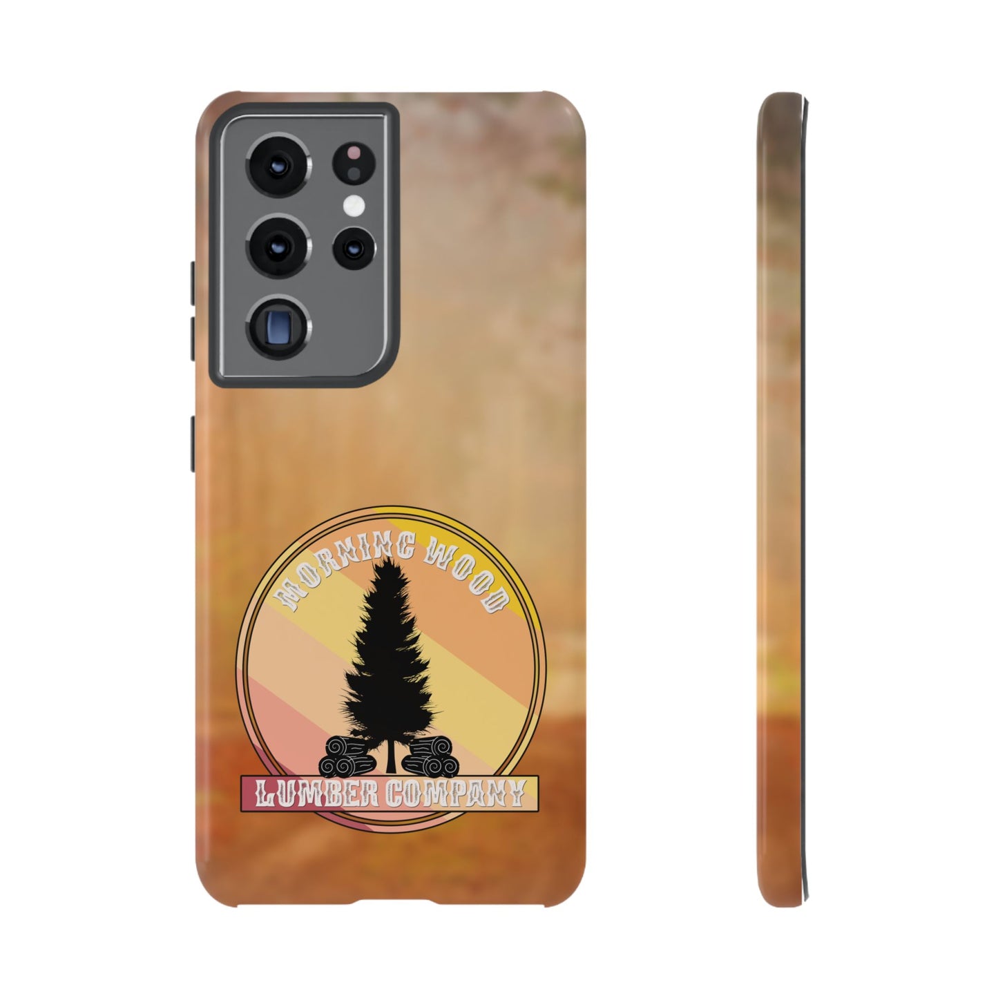 Vintage Morning Wood Phone Case - Tough Cases