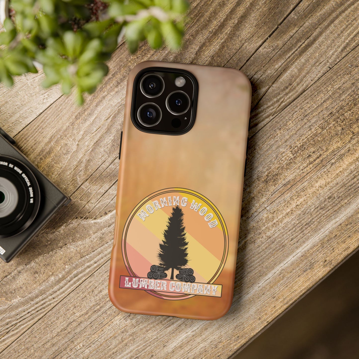 Vintage Morning Wood Phone Case - Tough Cases