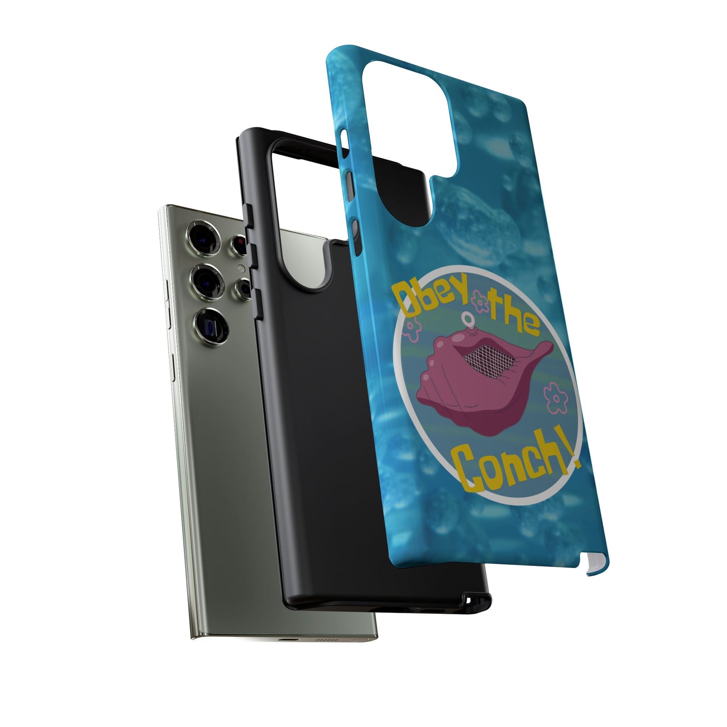 Phone Cases - Obey the Conch, Spongebob Design