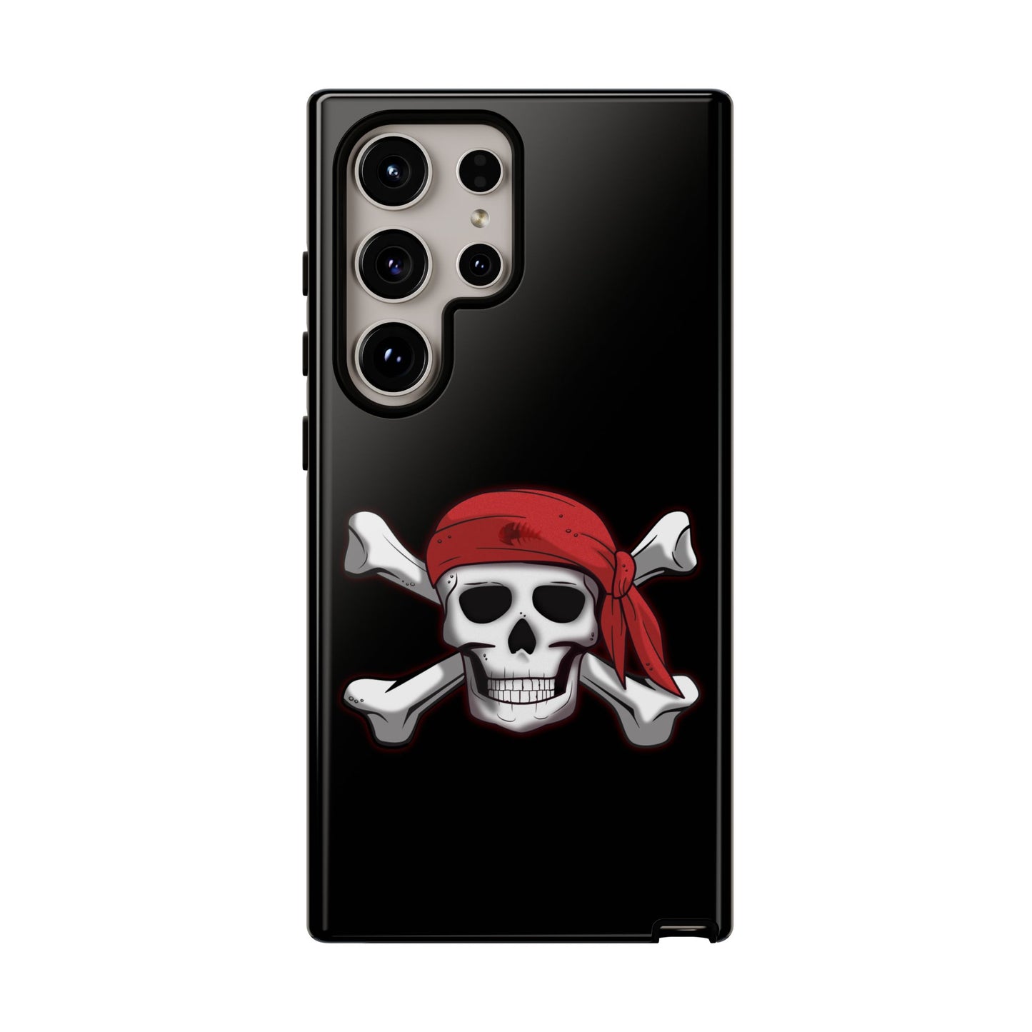 Pirate Skull and Crossbones with Jolly Roger Bandana - Tough Cases