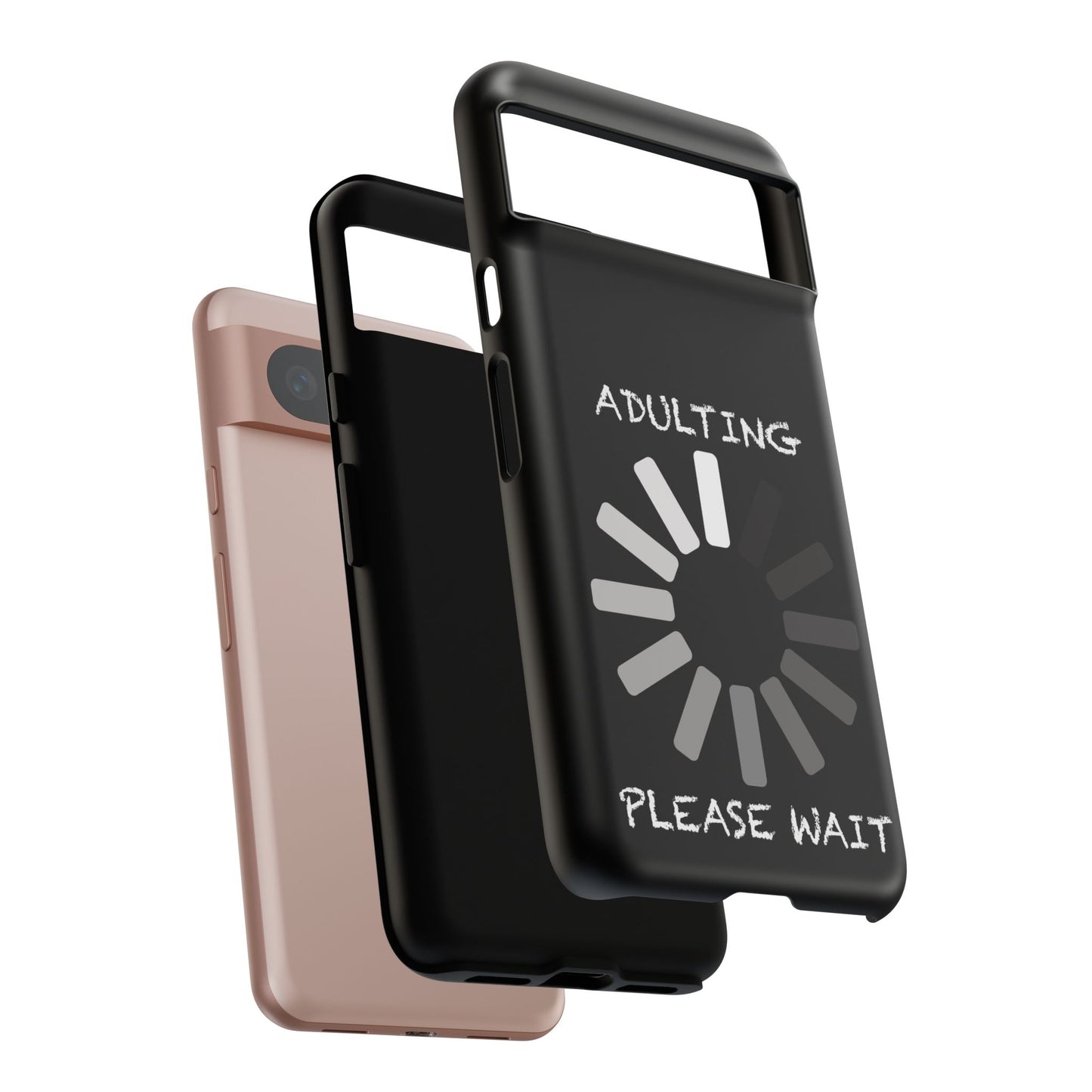 Phone Case - Adulting Please Wait Funny Tough Cases for Adults