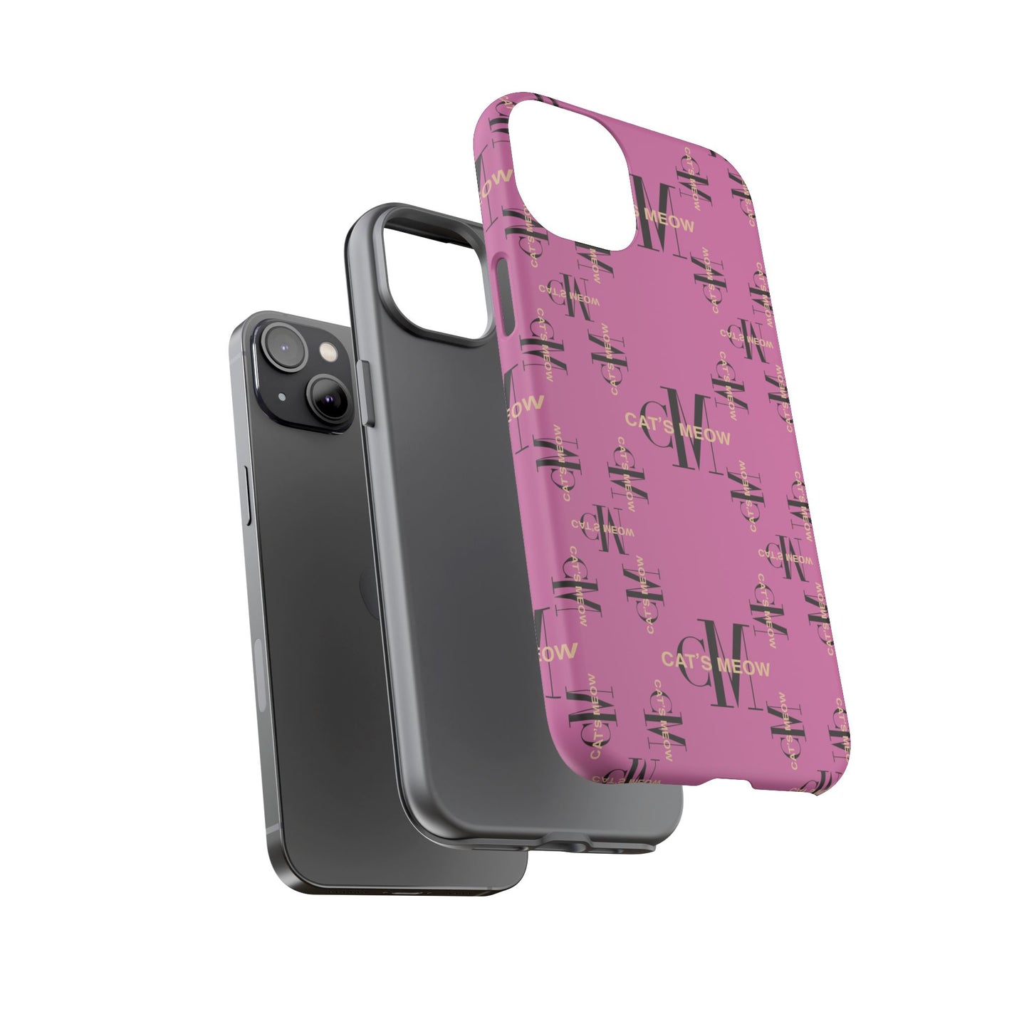 Phone Cases - Cat's Meow Logo Pattern Tough Cases