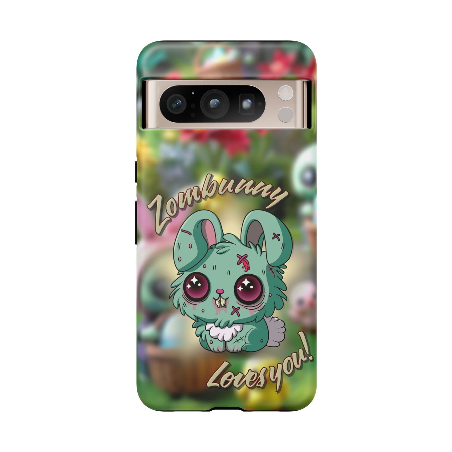 Phone Case - Cute Zombie Bunny - Zombunny Loves You