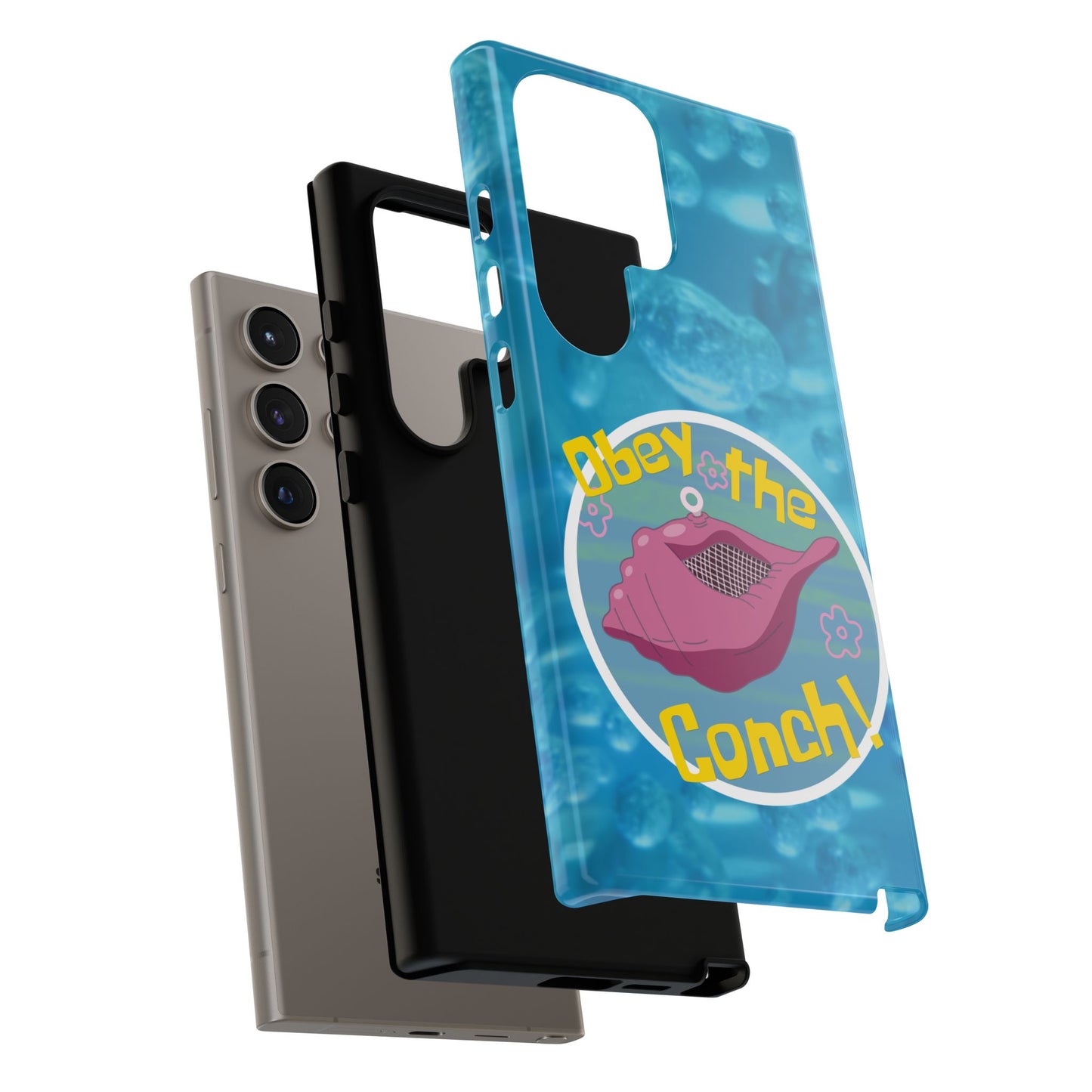 Phone Cases - Obey the Conch, Spongebob Design