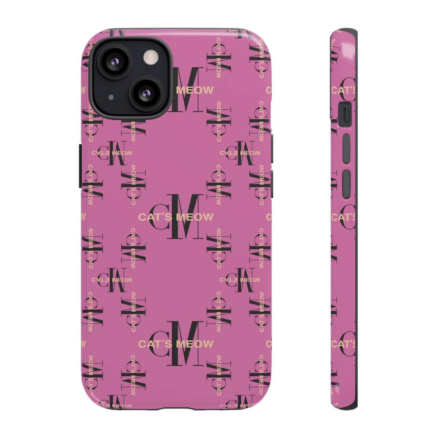 Phone Cases - Cat's Meow Logo Pattern Tough Cases