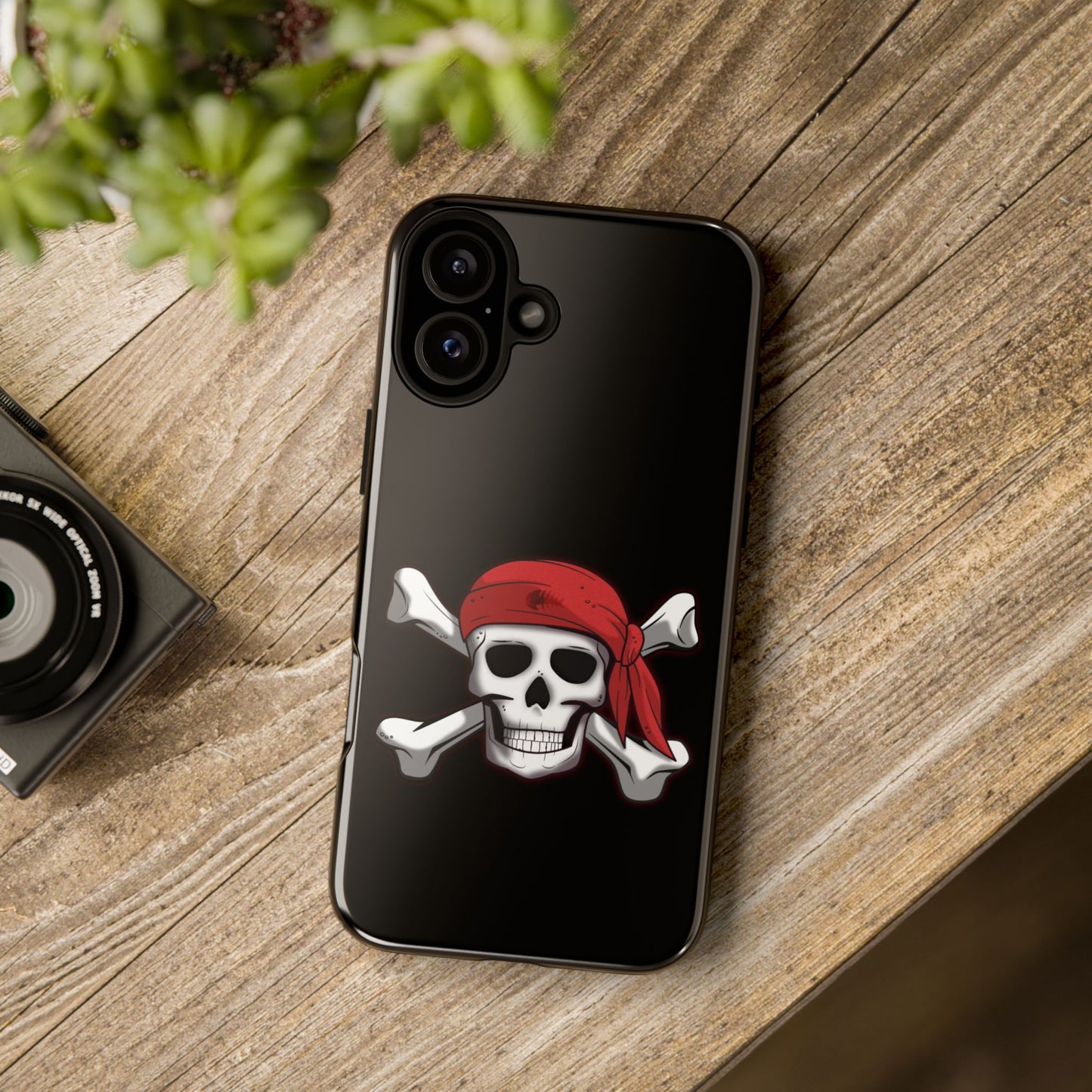 Pirate Skull and Crossbones with Jolly Roger Bandana - Tough Cases