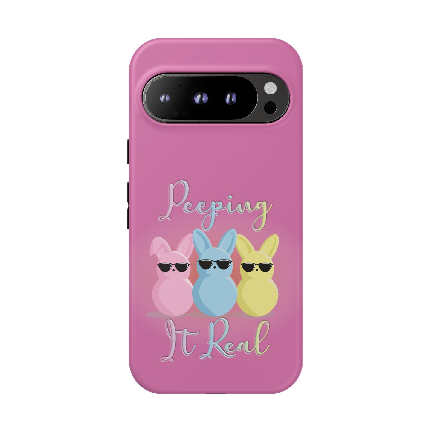 Phone Case - Peeping It Real Bunny Design for Easter & Spring