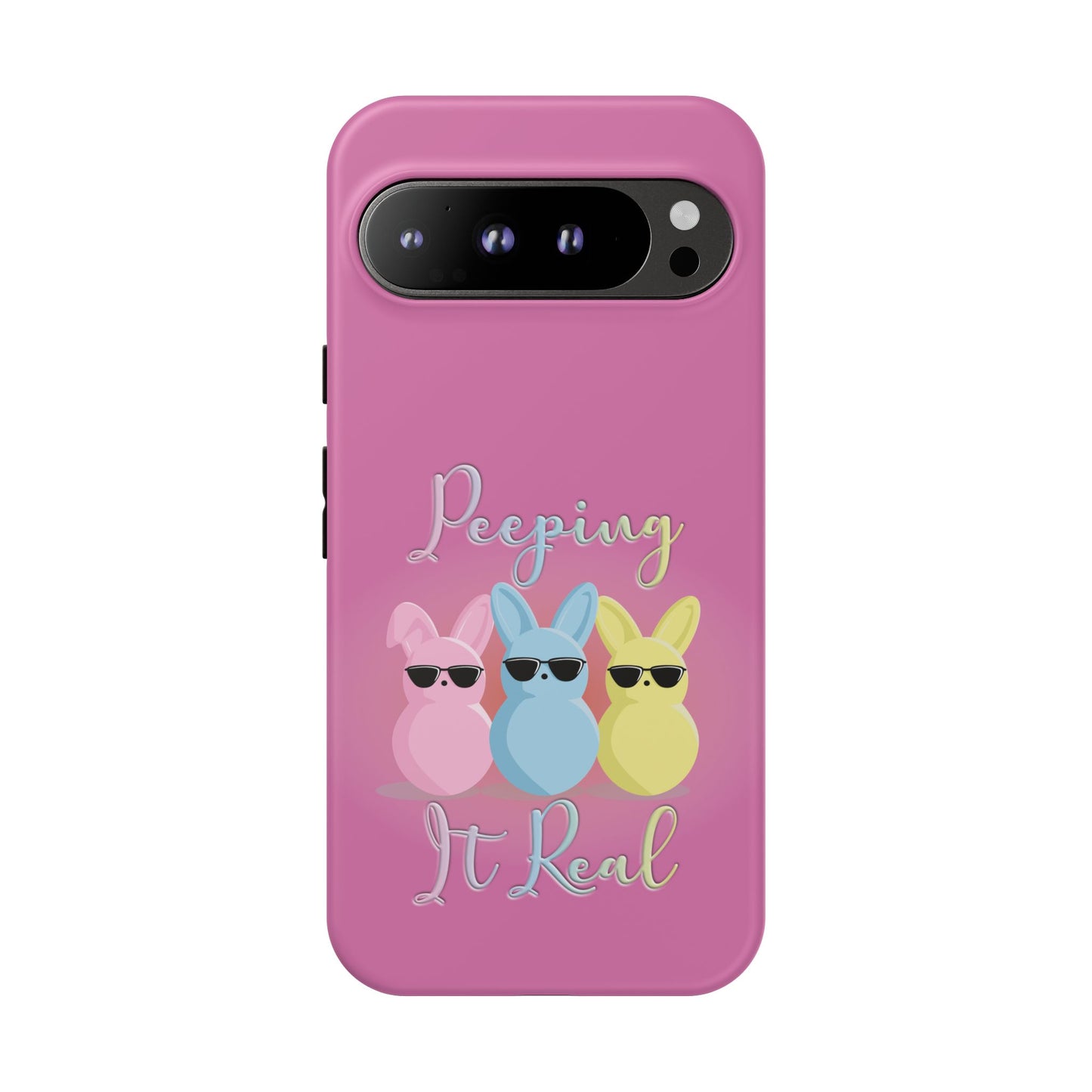 Phone Case - Peeping It Real Bunny Design for Easter & Spring