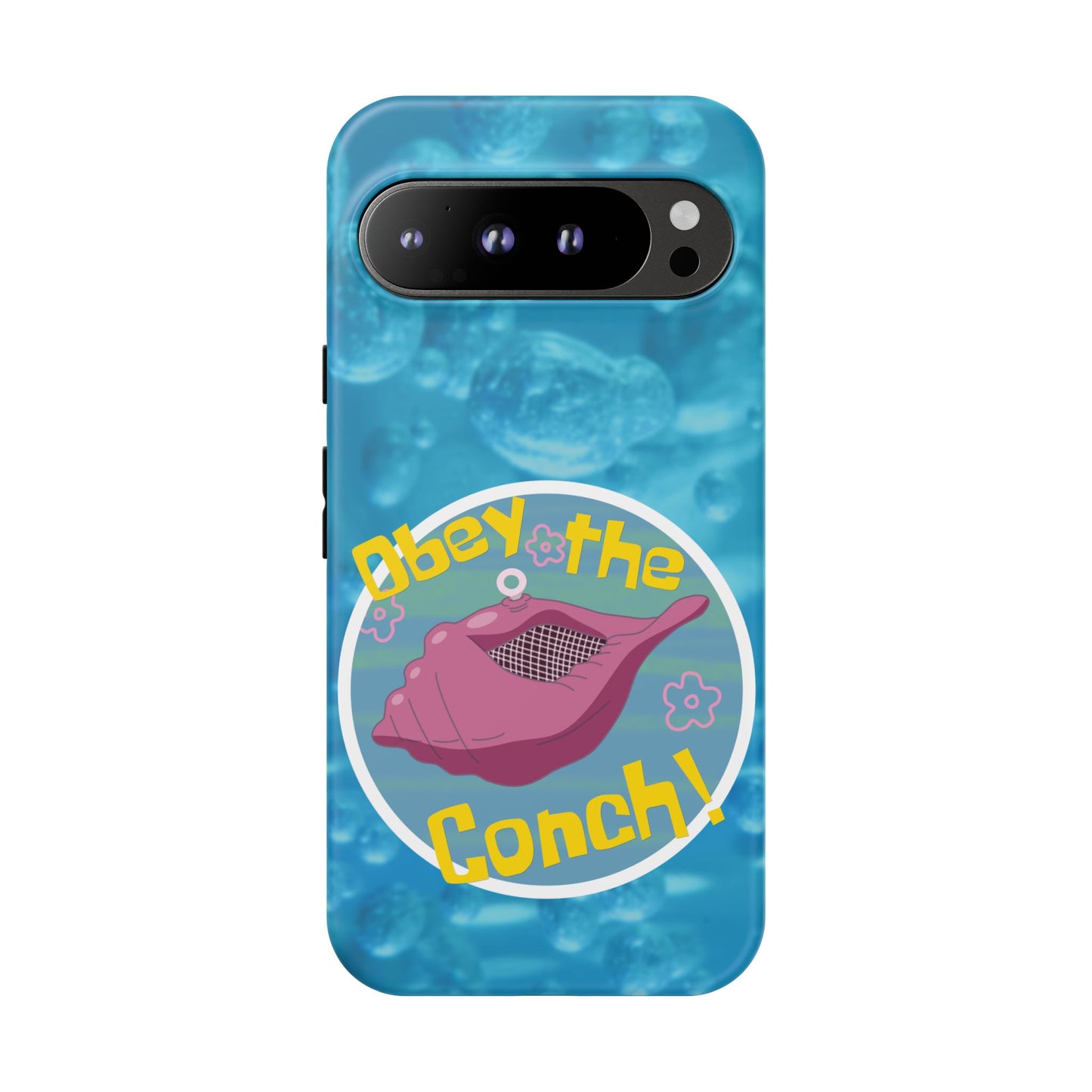 Phone Cases - Obey the Conch, Spongebob Design