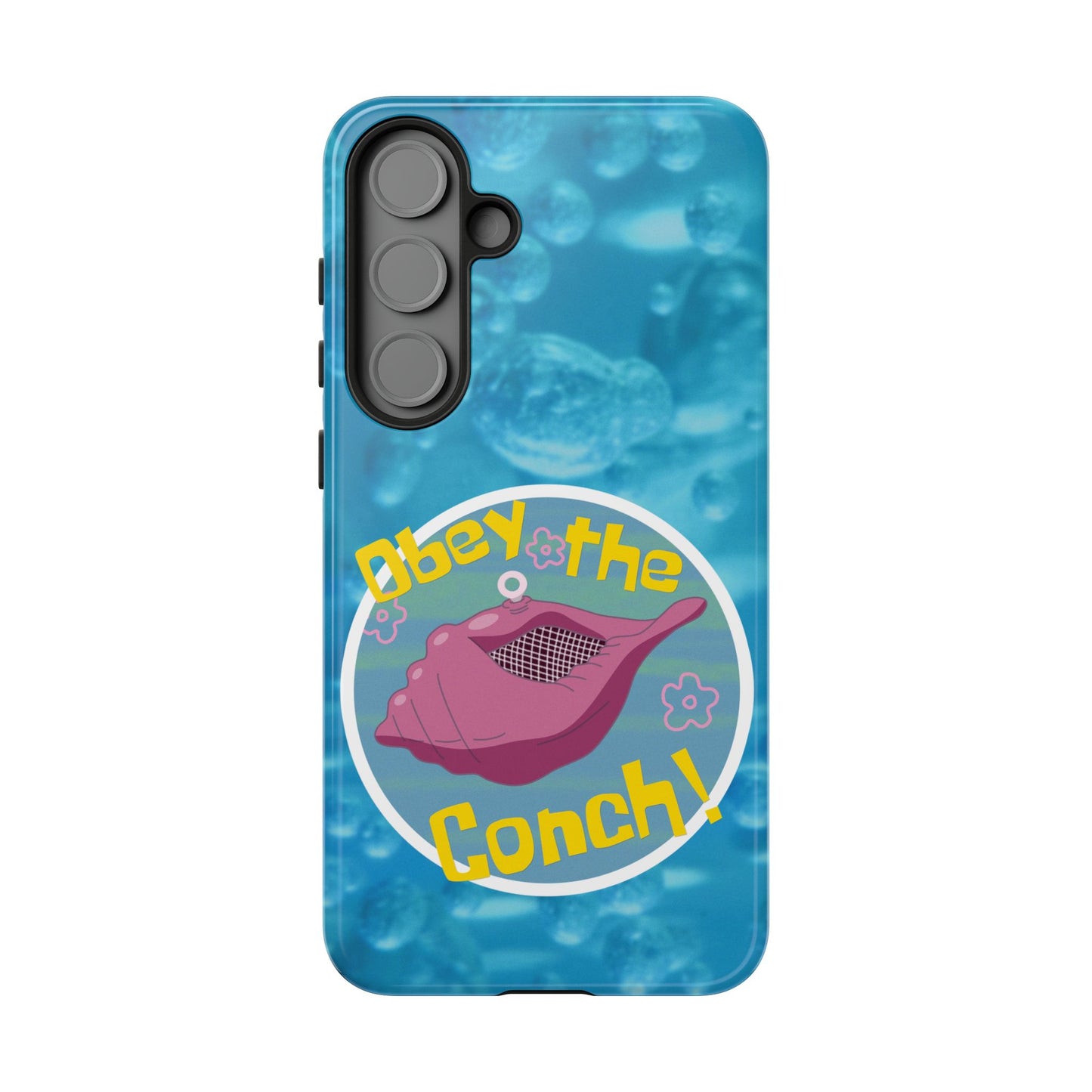 Phone Cases - Obey the Conch, Spongebob Design