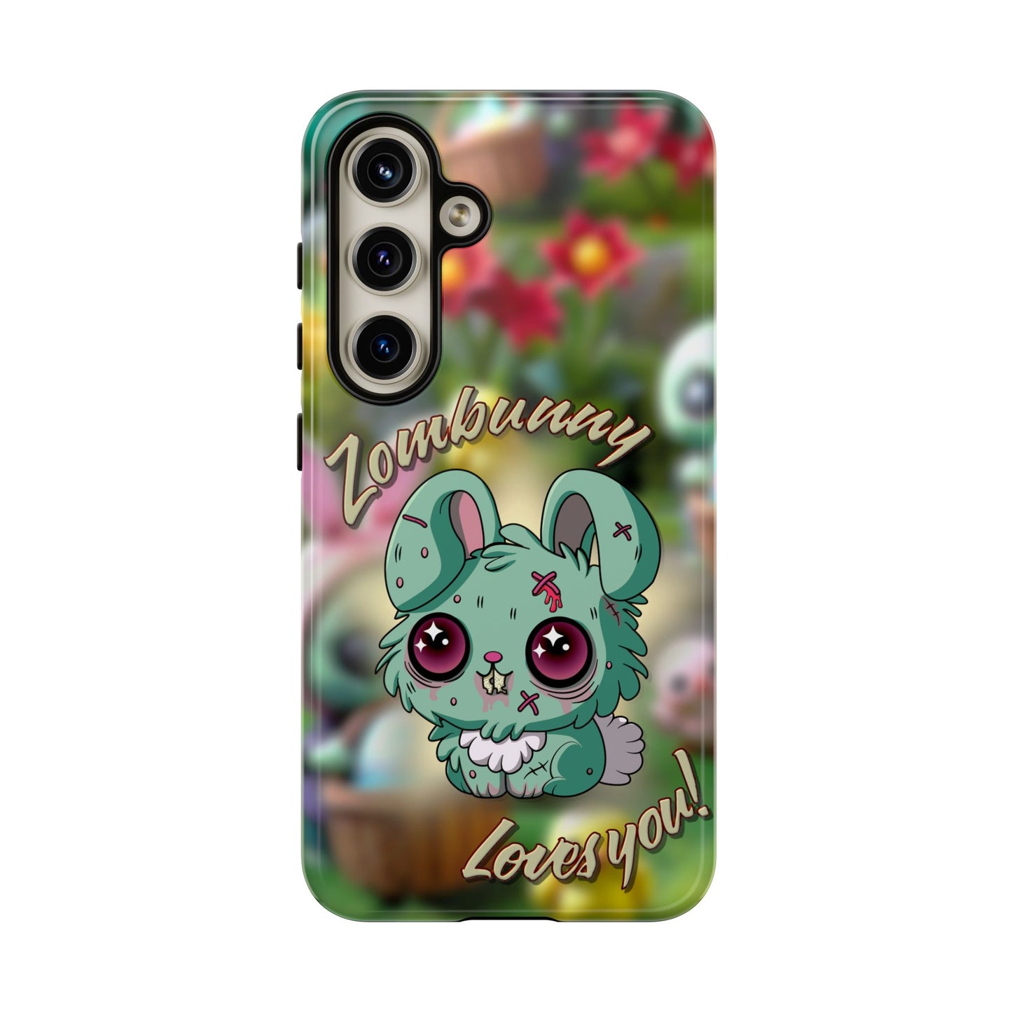 Phone Case - Cute Zombie Bunny - Zombunny Loves You