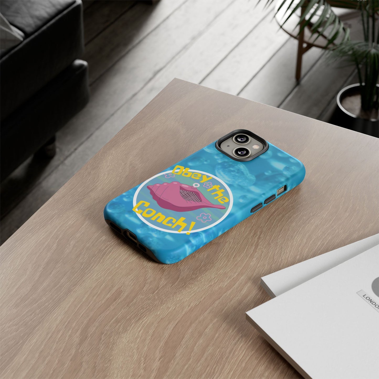 Phone Cases - Obey the Conch, Spongebob Design