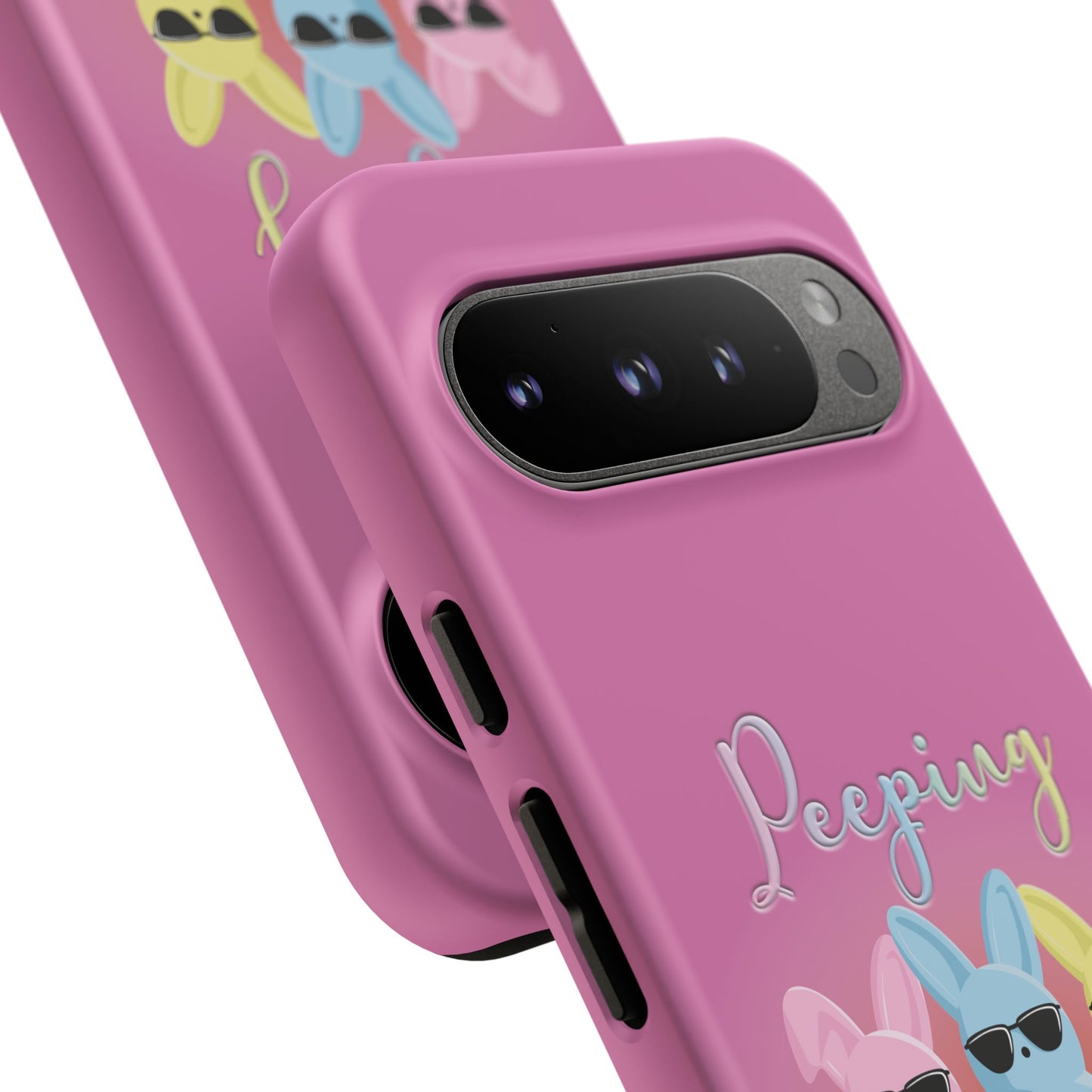 Phone Case - Peeping It Real Bunny Design for Easter & Spring