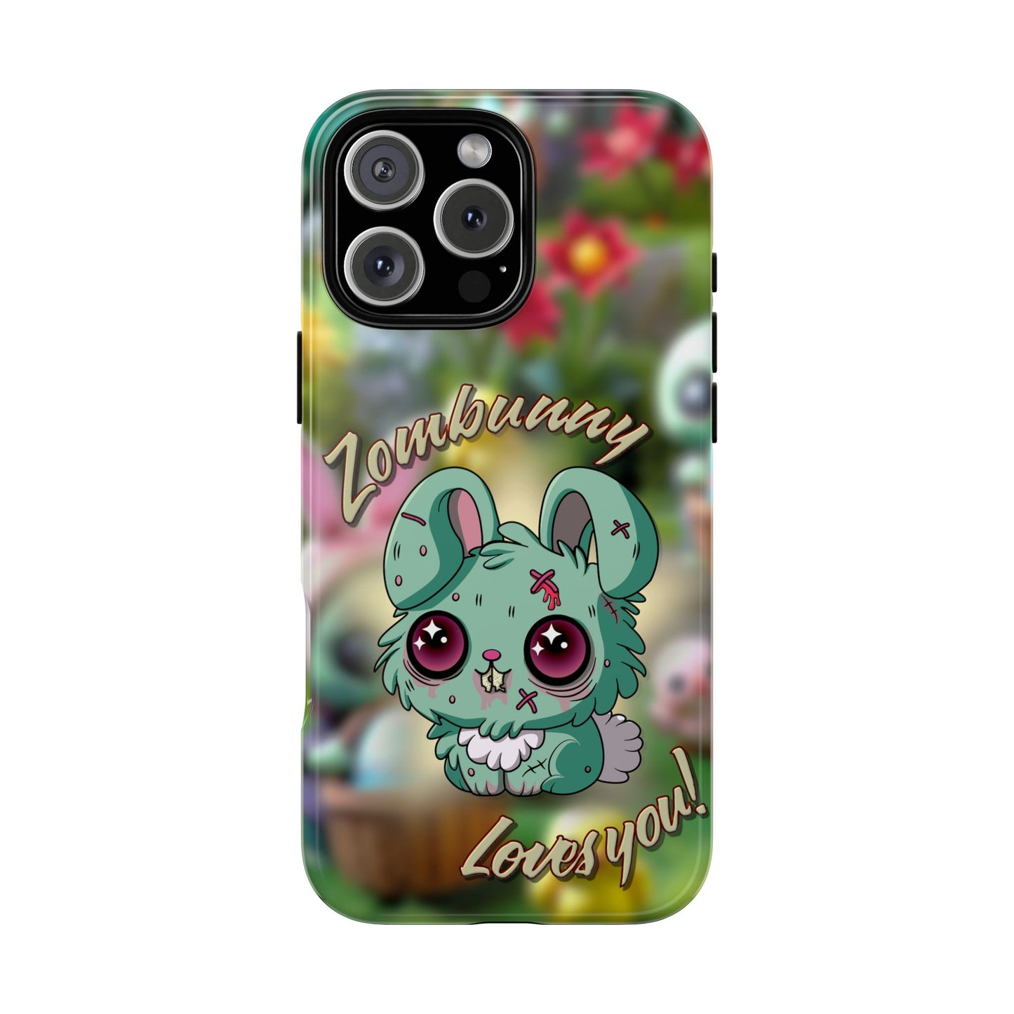 Phone Case - Cute Zombie Bunny - Zombunny Loves You