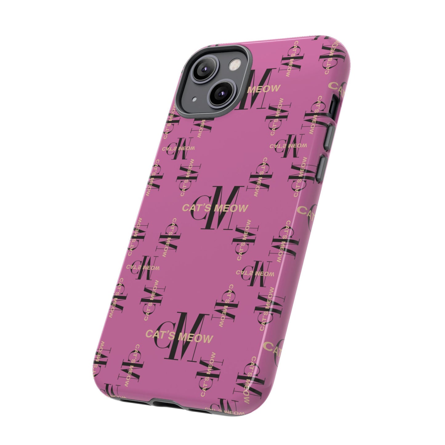 Phone Cases - Cat's Meow Logo Pattern Tough Cases