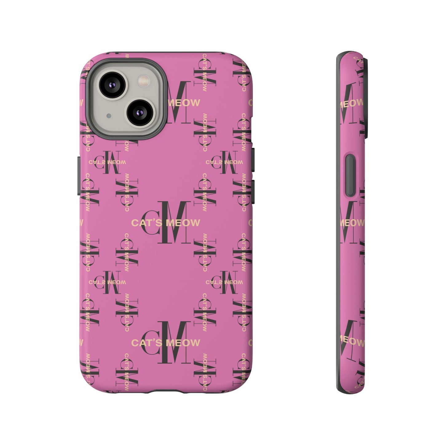 Phone Cases - Cat's Meow Logo Pattern Tough Cases