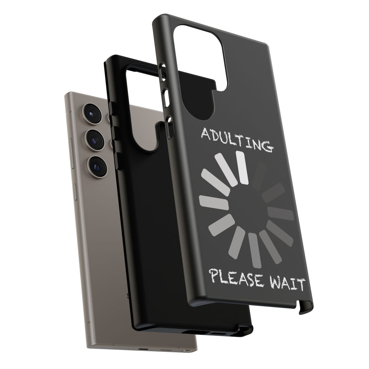 Phone Case - Adulting Please Wait Funny Tough Cases for Adults