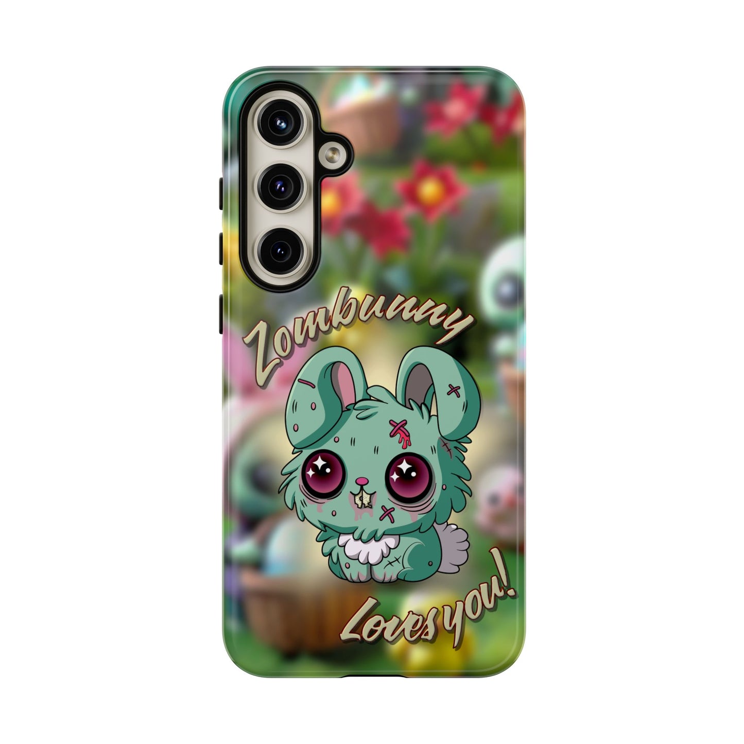 Phone Case - Cute Zombie Bunny - Zombunny Loves You