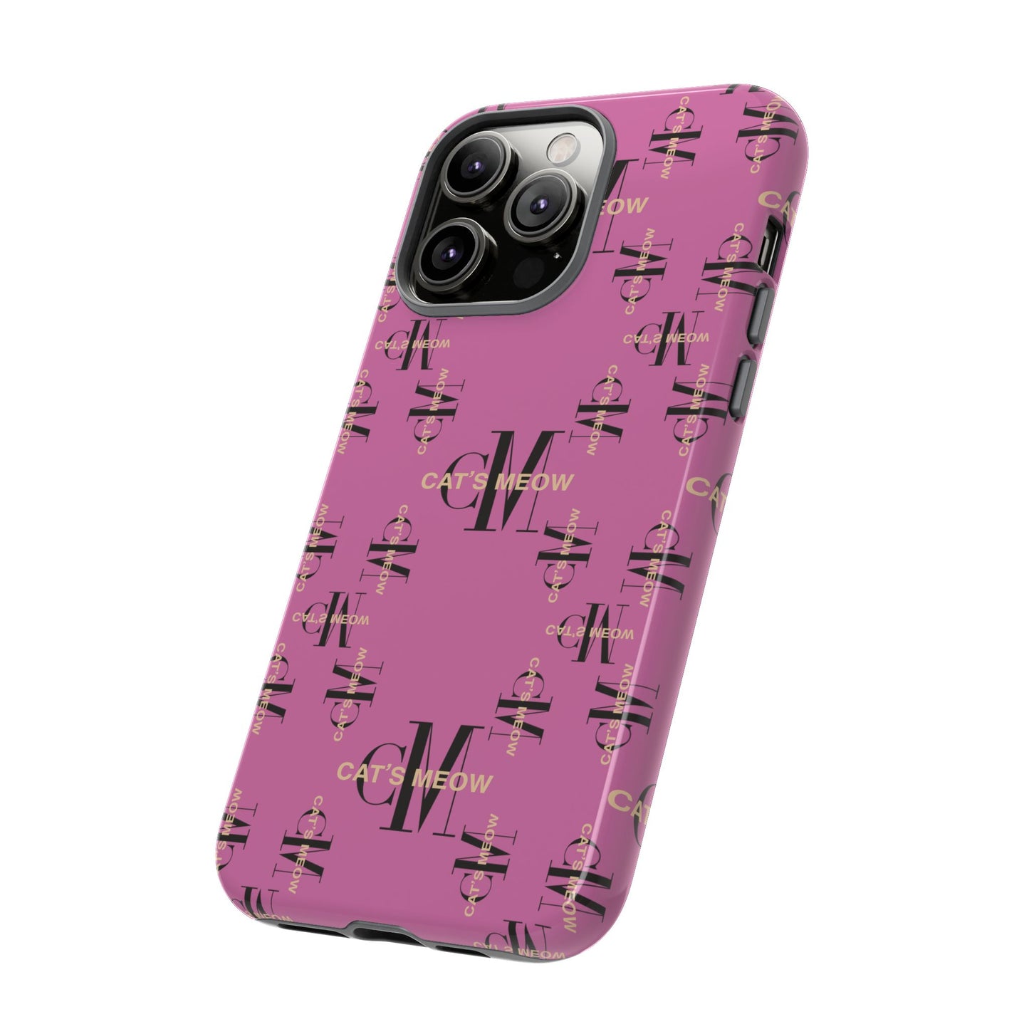 Phone Cases - Cat's Meow Logo Pattern Tough Cases