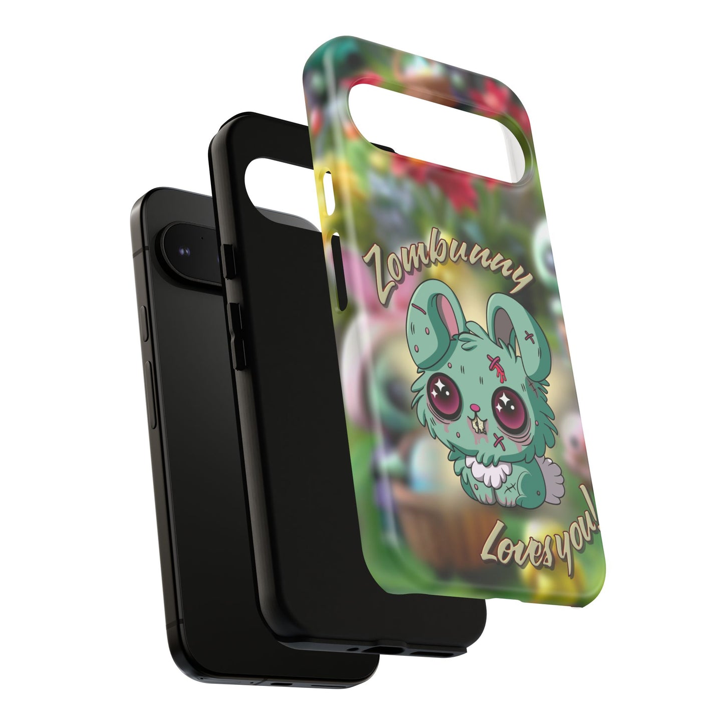 Phone Case - Cute Zombie Bunny - Zombunny Loves You