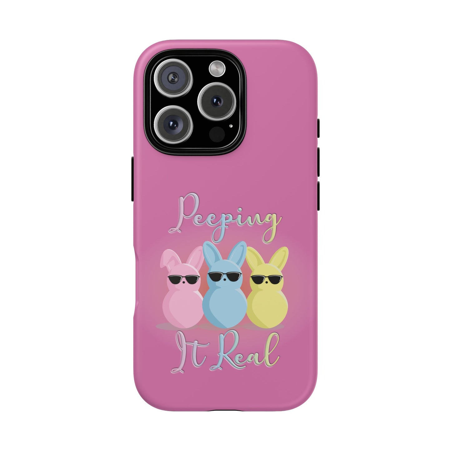 Phone Case - Peeping It Real Bunny Design for Easter & Spring