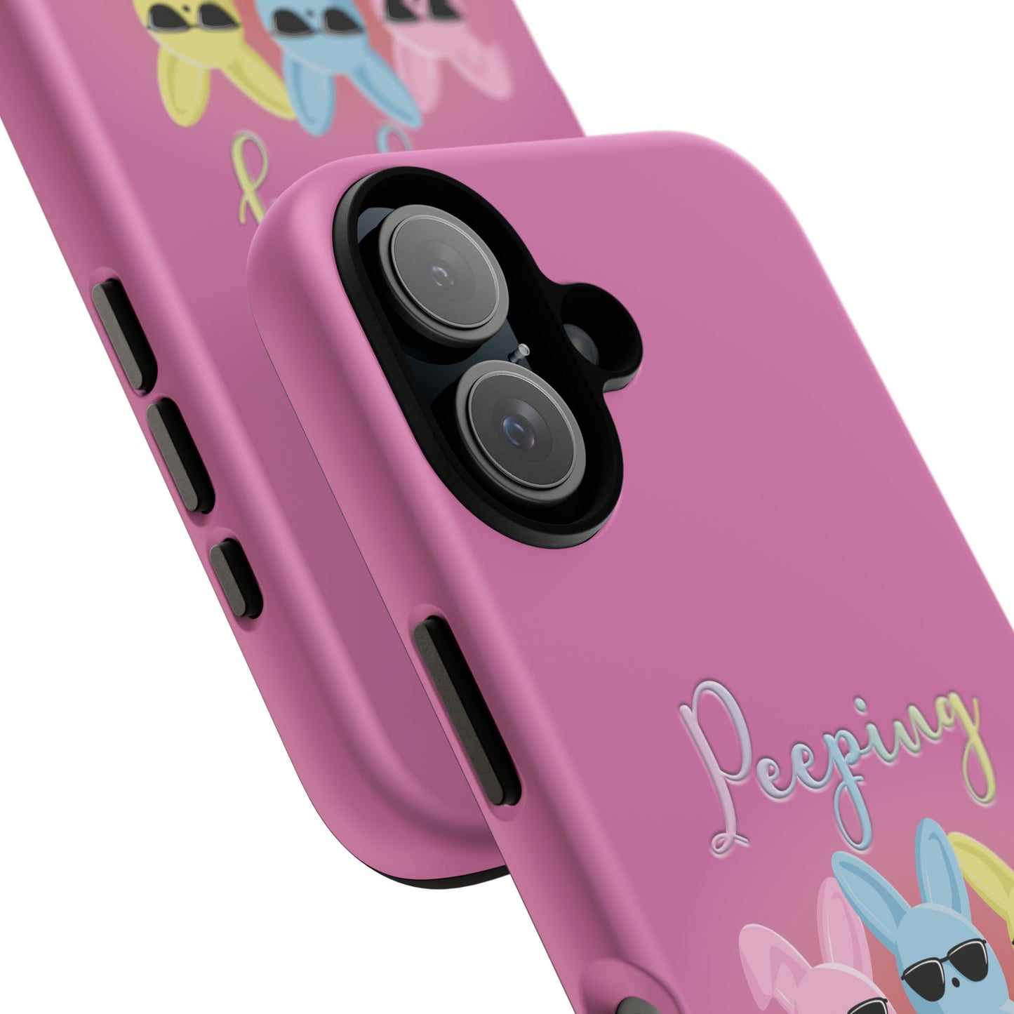 Phone Case - Peeping It Real Bunny Design for Easter & Spring