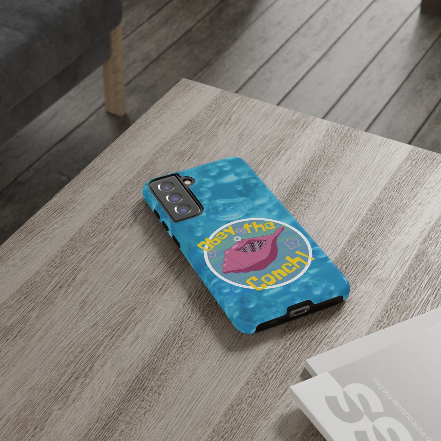 Phone Cases - Obey the Conch, Spongebob Design