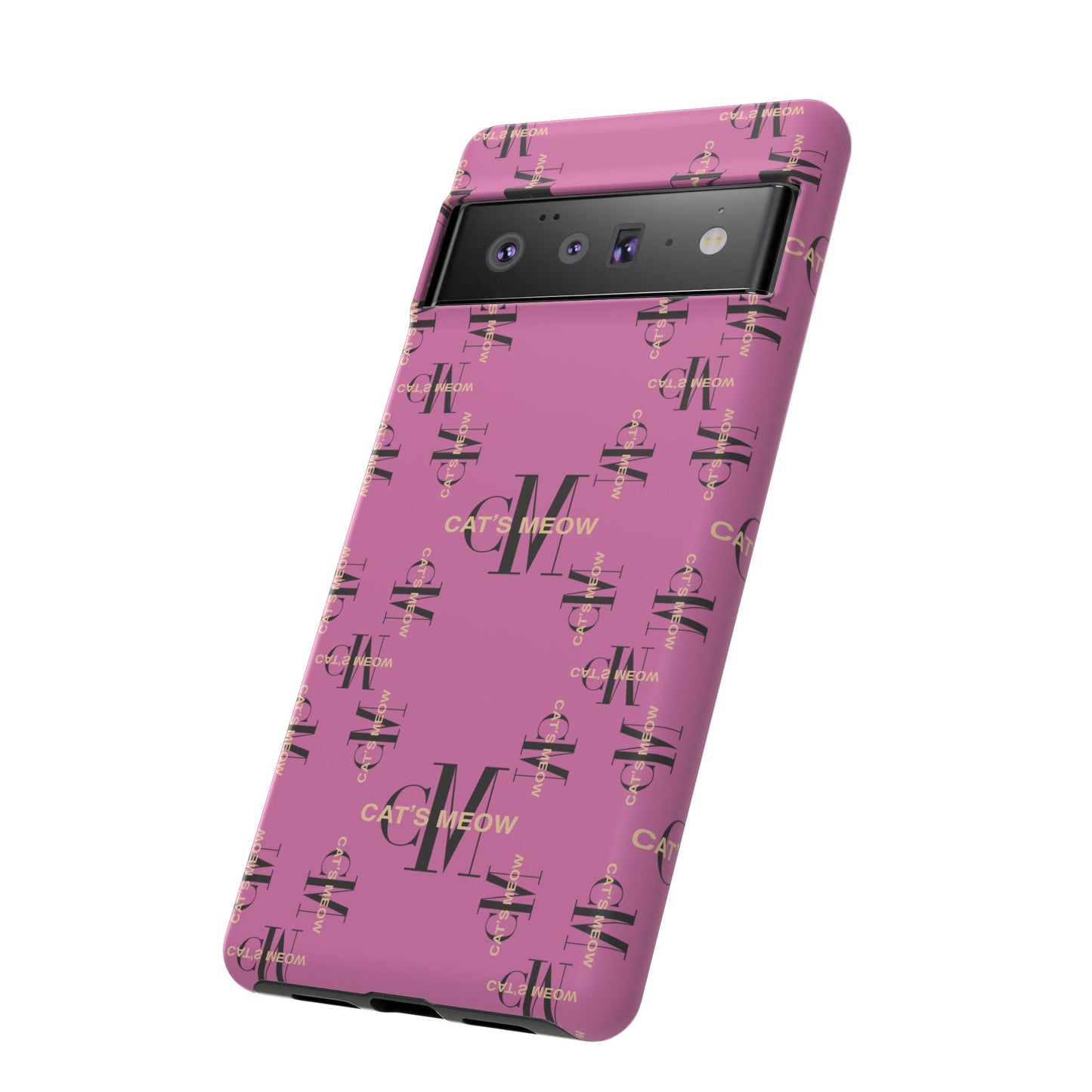 Phone Cases - Cat's Meow Logo Pattern Tough Cases