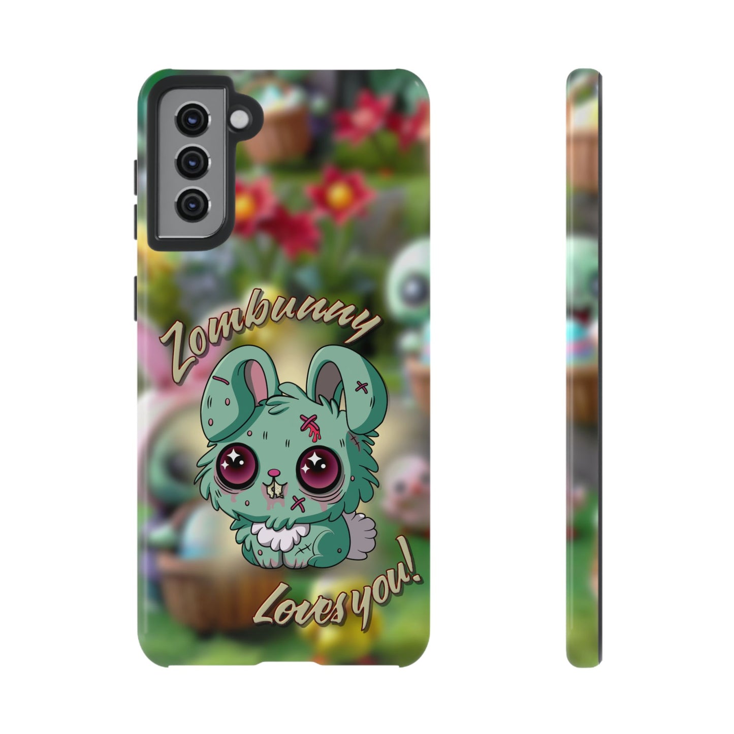 Phone Case - Cute Zombie Bunny - Zombunny Loves You