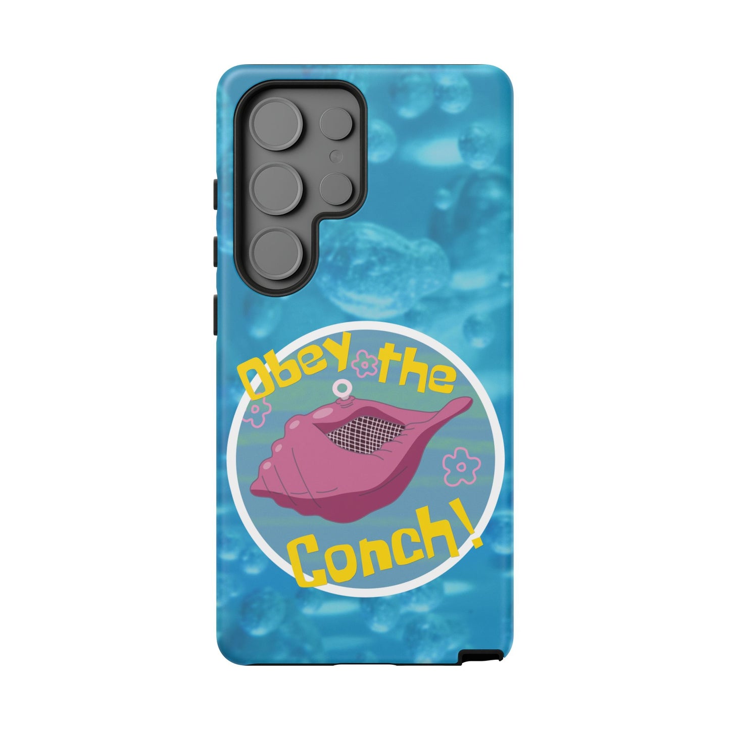 Phone Cases - Obey the Conch, Spongebob Design