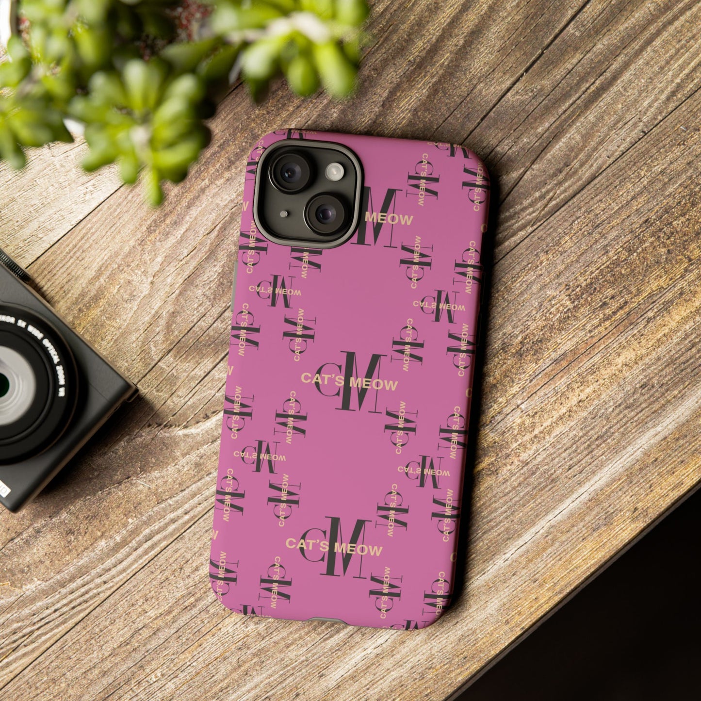 Phone Cases - Cat's Meow Logo Pattern Tough Cases