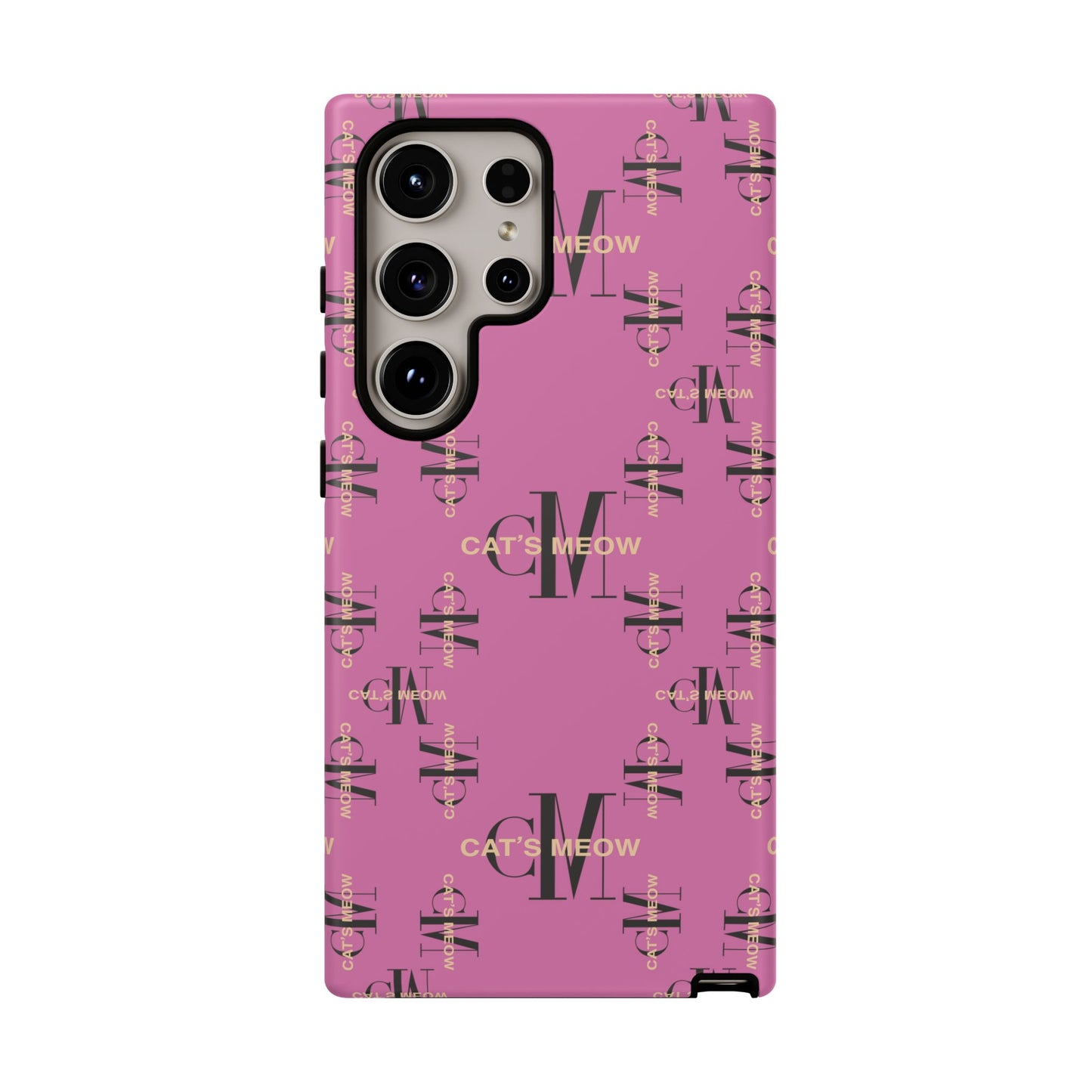 Phone Cases - Cat's Meow Logo Pattern Tough Cases