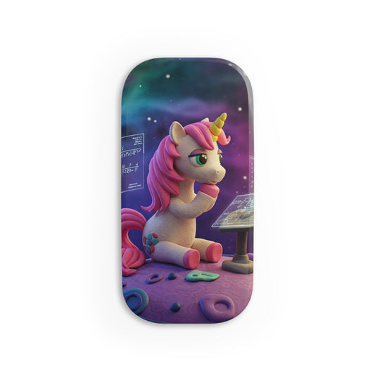 Phone Grip - Unicorn studying physics in space design