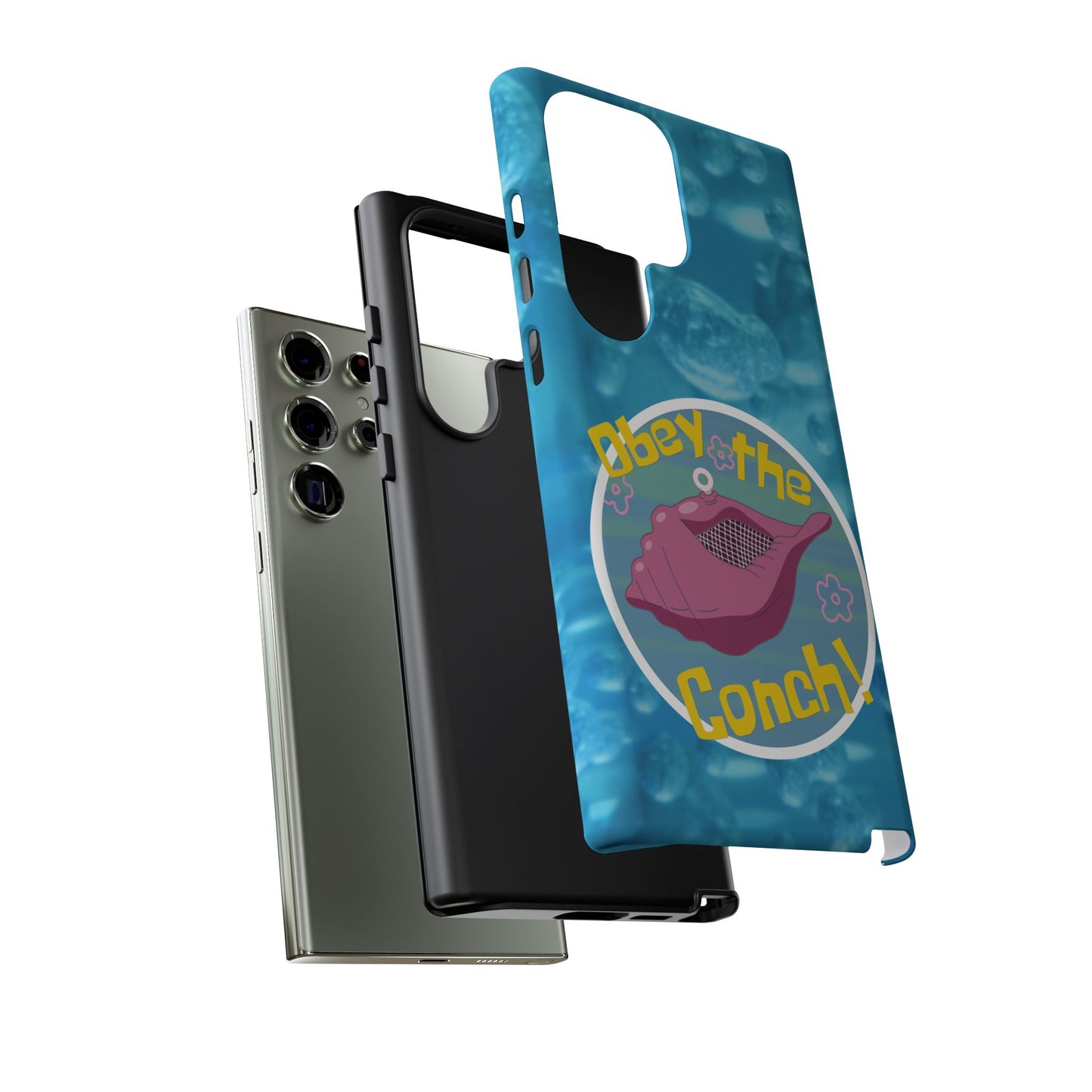 Phone Cases - Obey the Conch, Spongebob Design