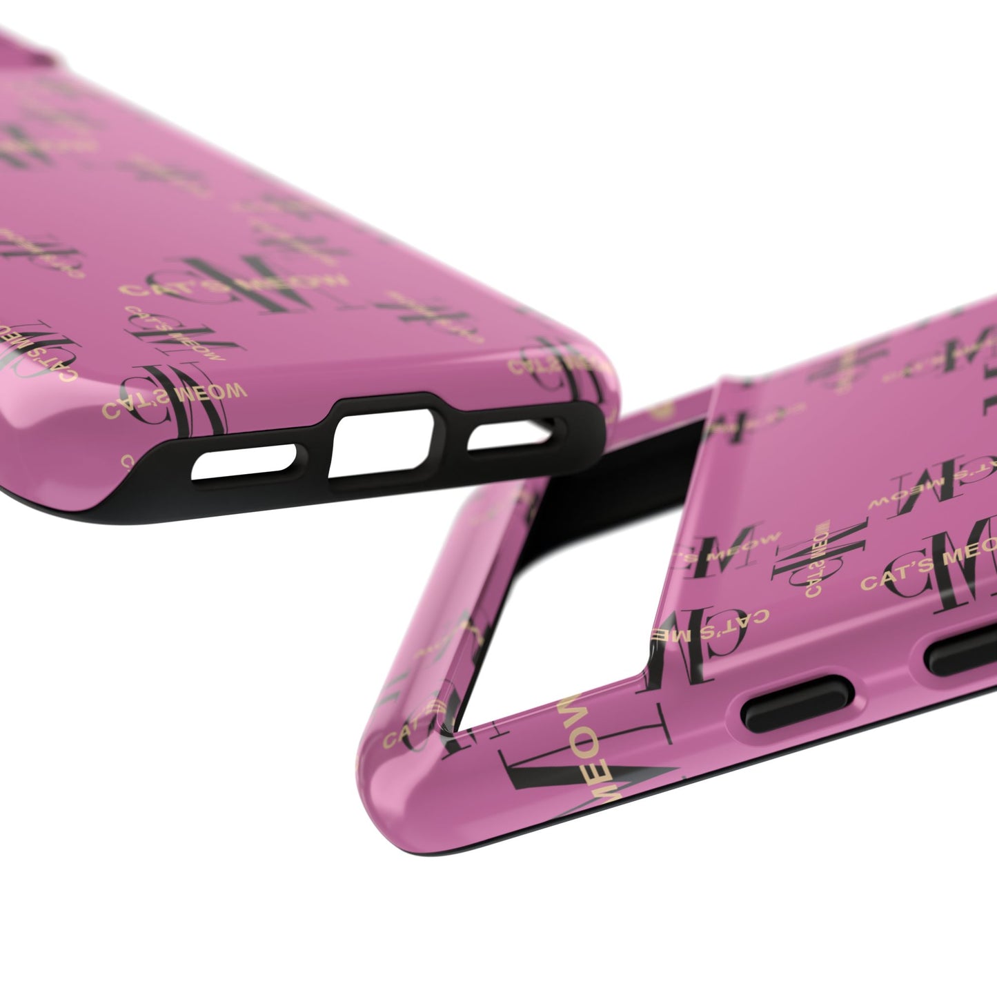 Phone Cases - Cat's Meow Logo Pattern Tough Cases