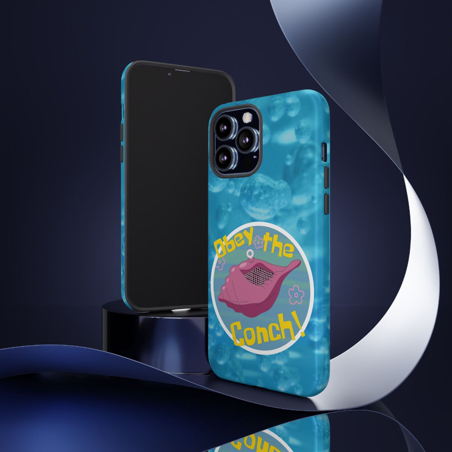 Phone Cases - Obey the Conch, Spongebob Design