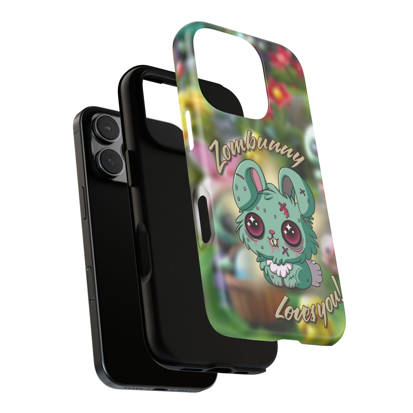 Phone Case - Cute Zombie Bunny - Zombunny Loves You