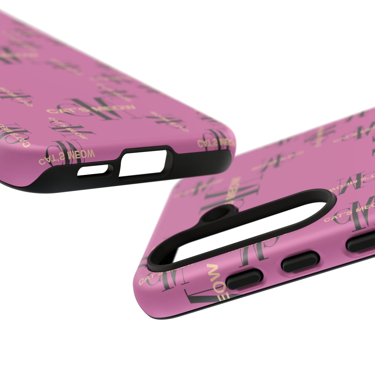 Phone Cases - Cat's Meow Logo Pattern Tough Cases